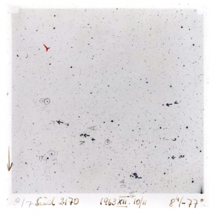 Example of a photographic plate