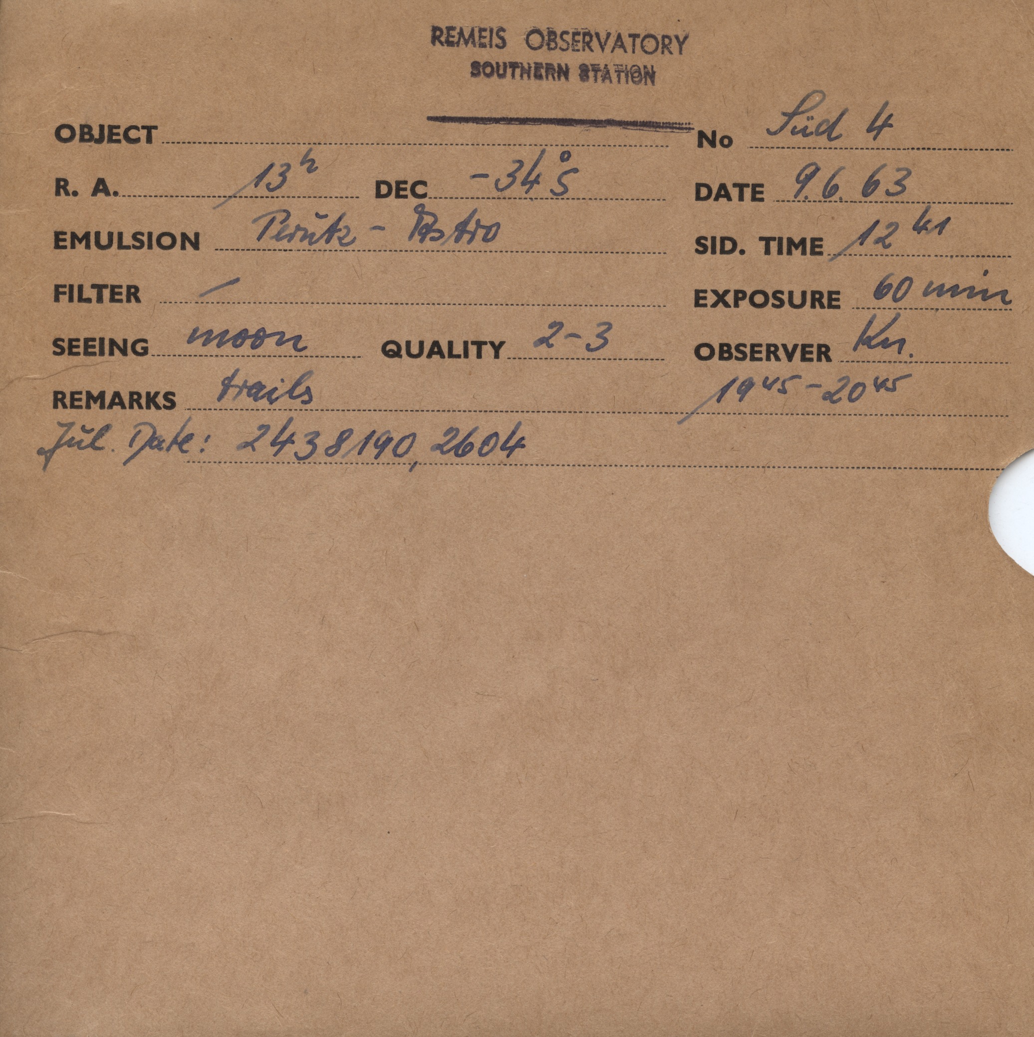 Plate envelope
