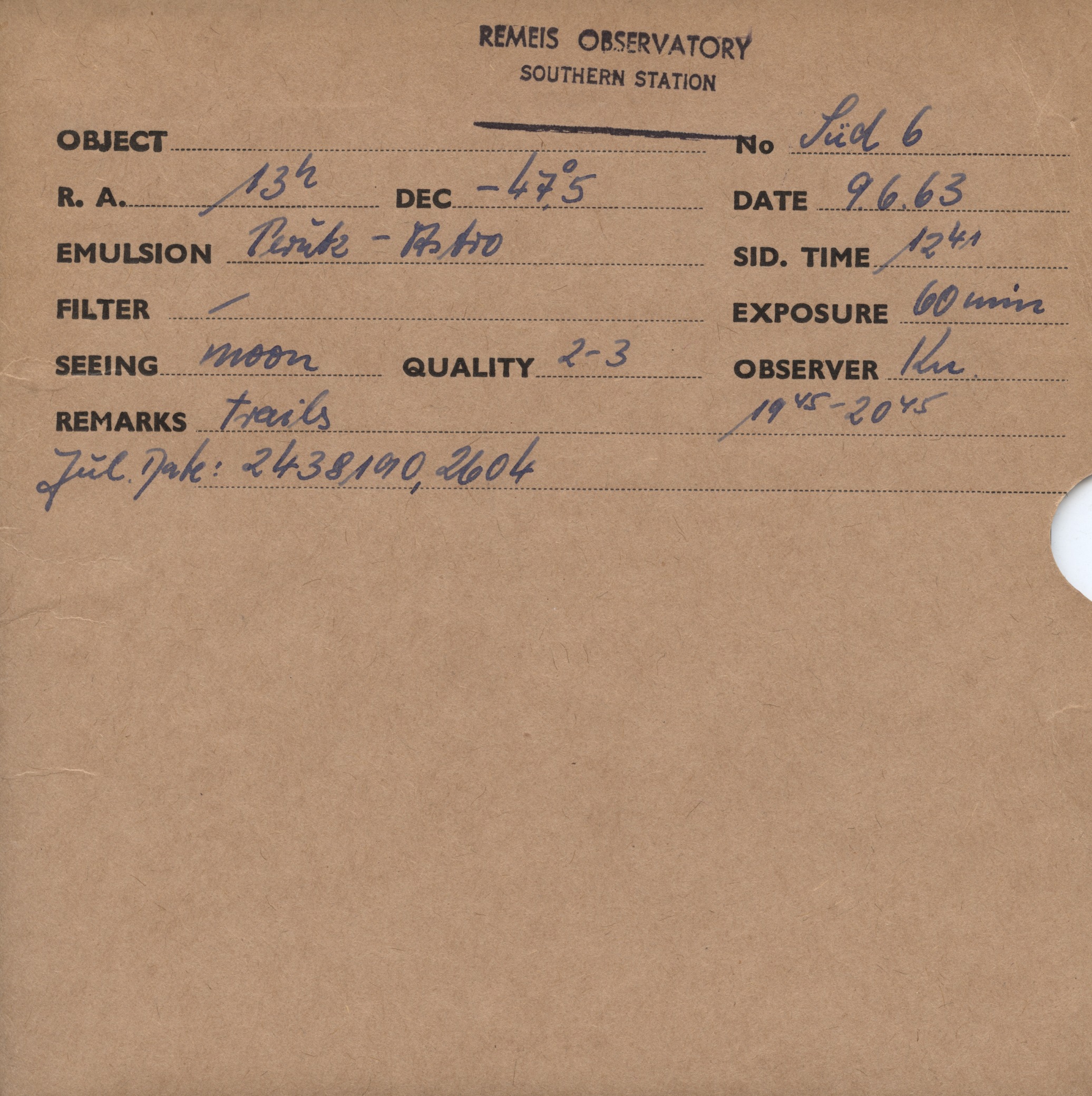 Plate envelope