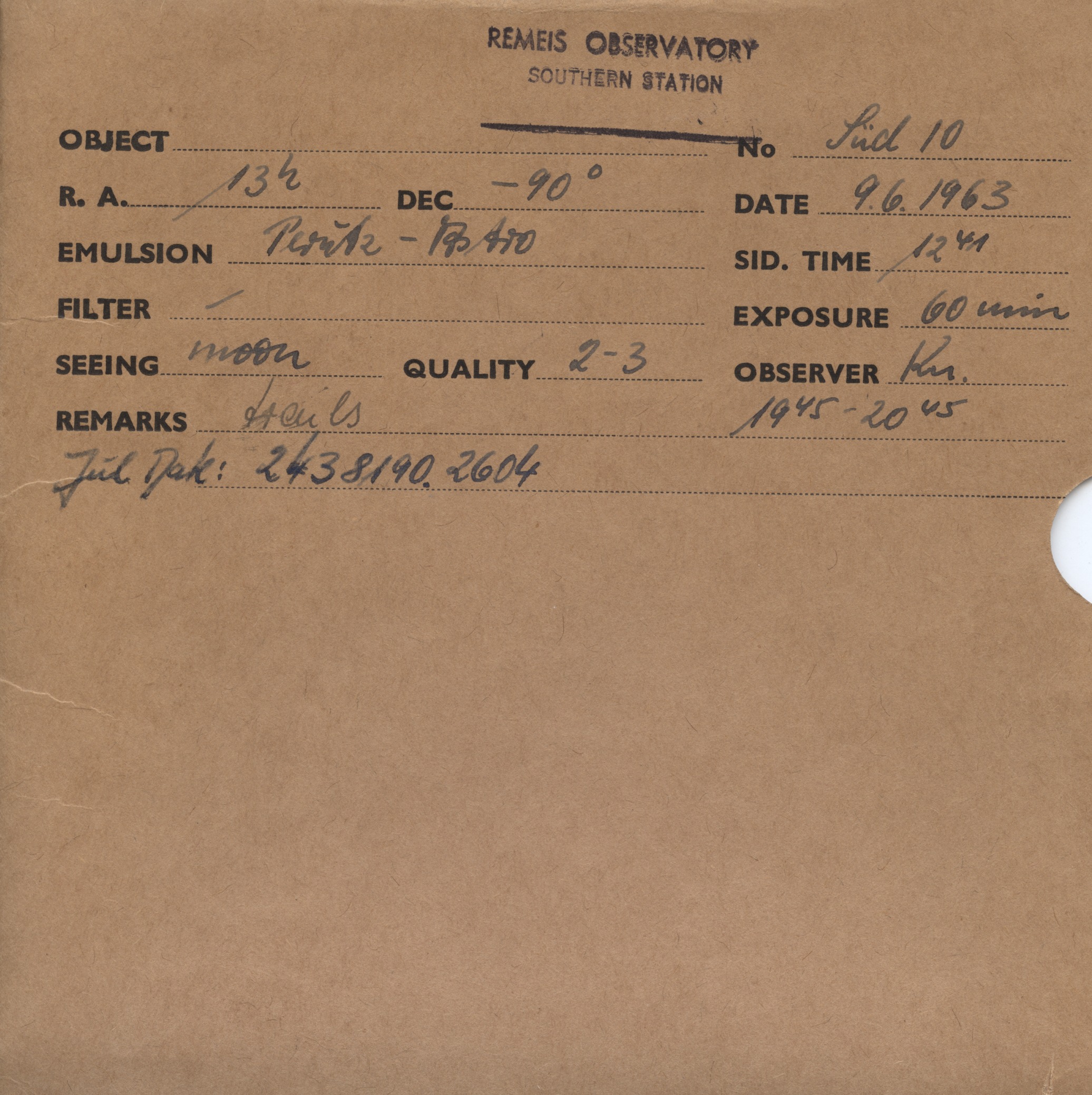 Plate envelope