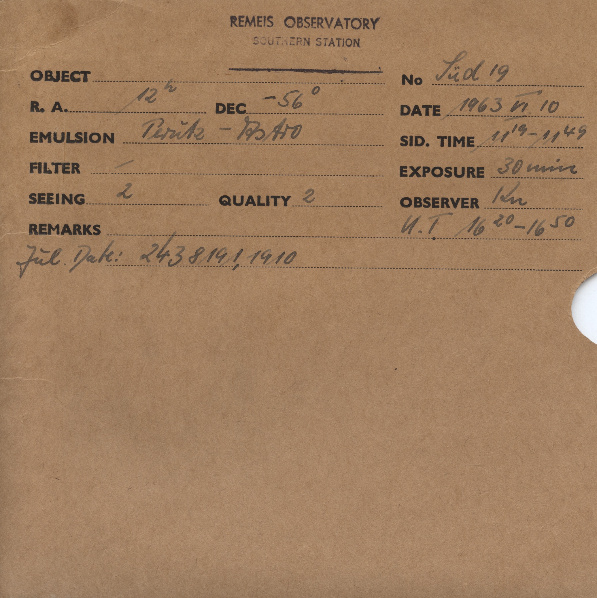 Plate envelope