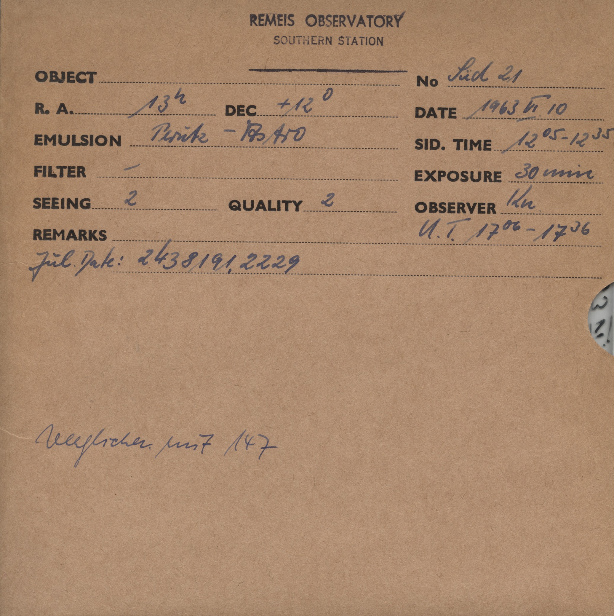 Plate envelope