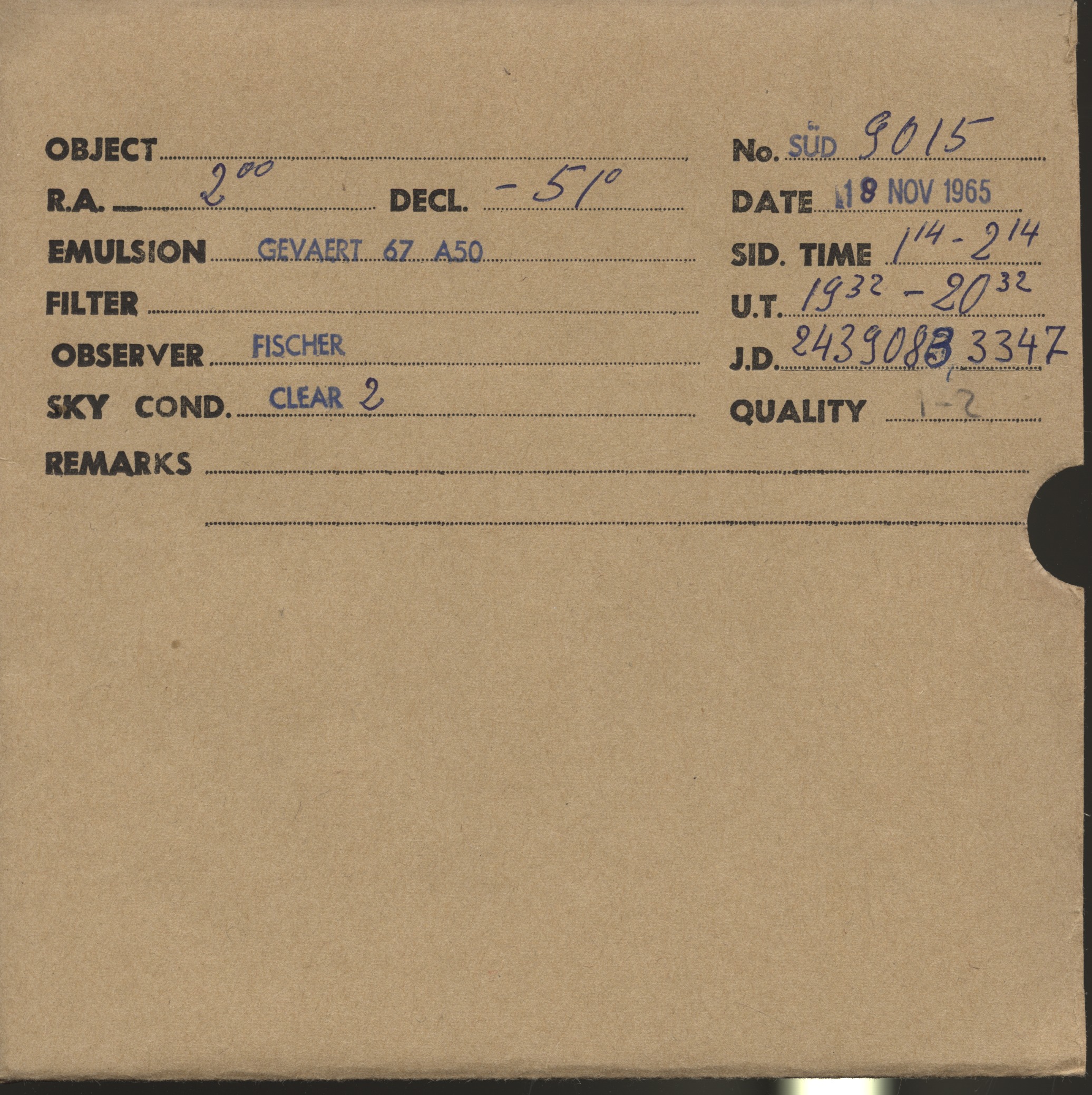 Plate envelope