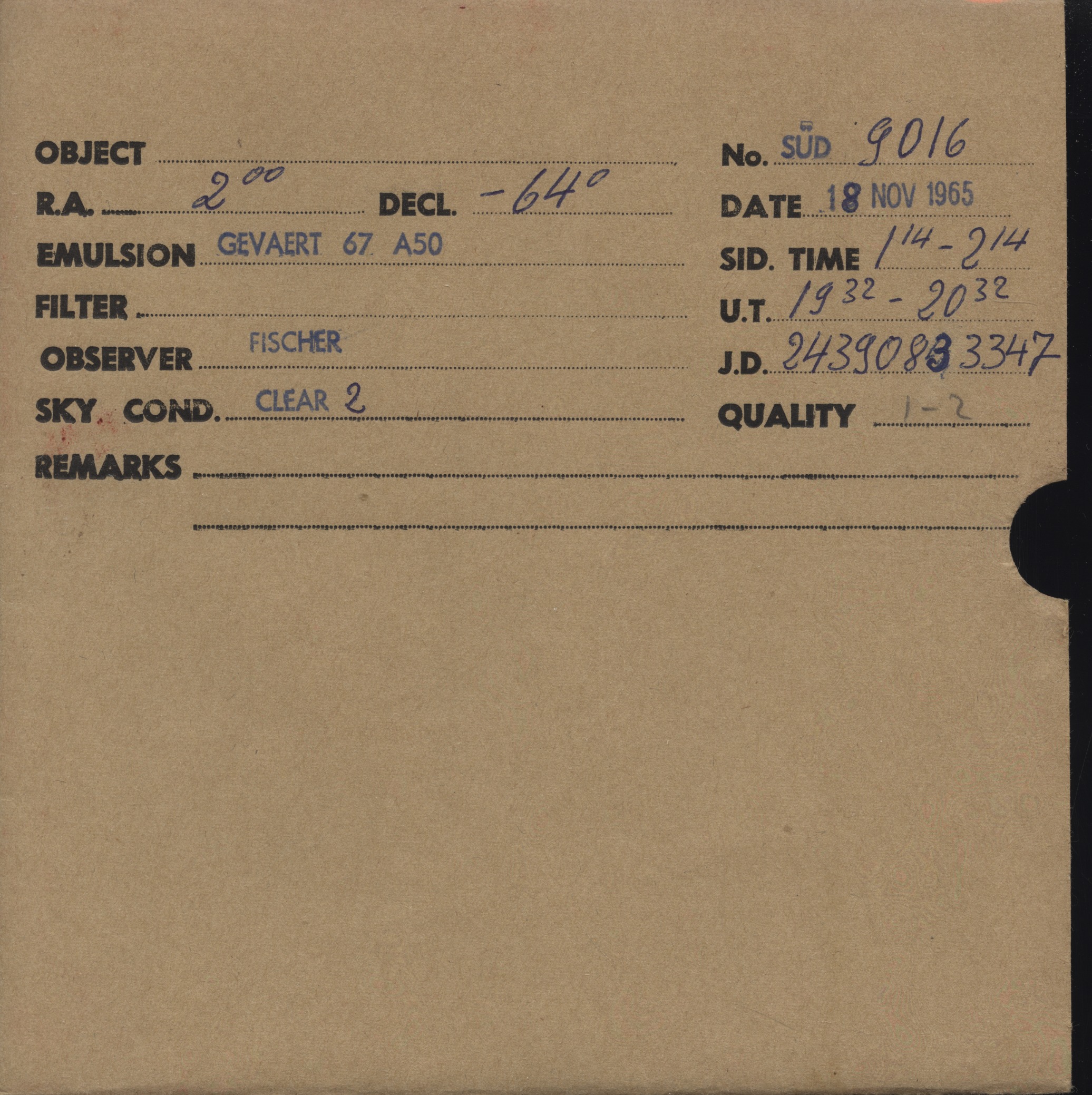 Plate envelope