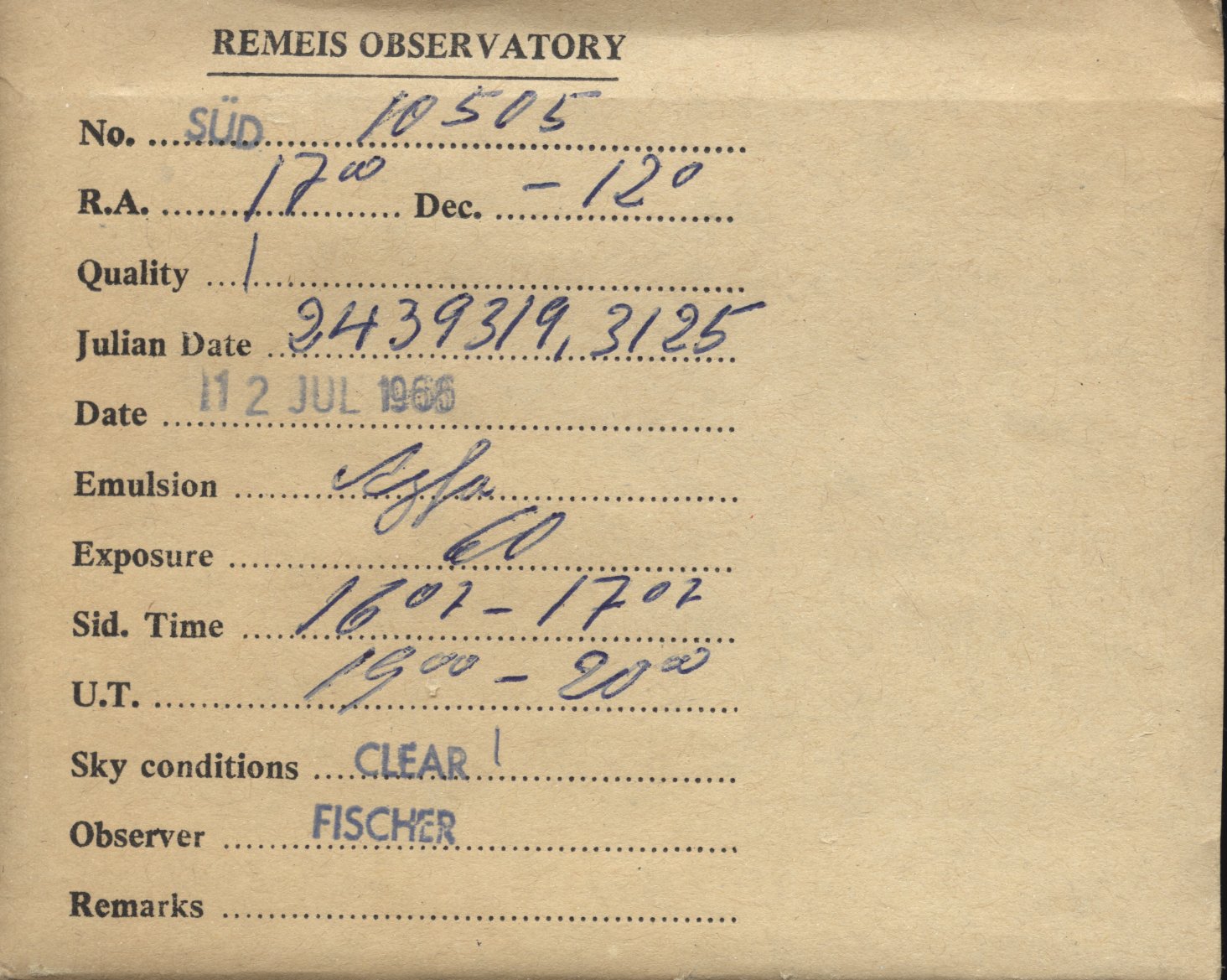 Plate envelope
