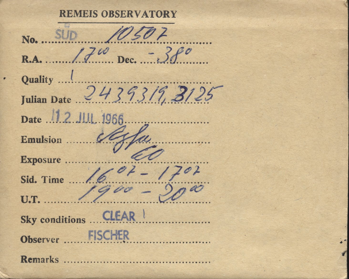 Plate envelope