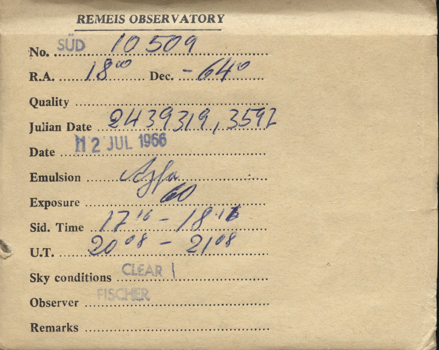 Plate envelope