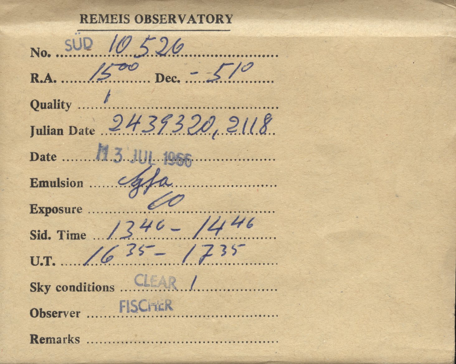 Plate envelope
