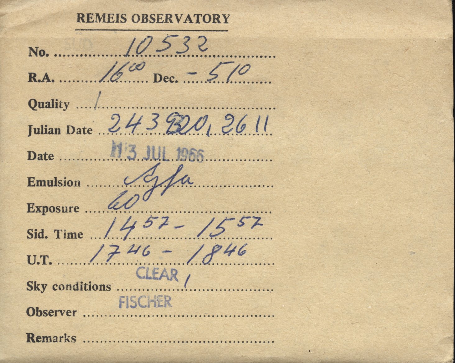 Plate envelope