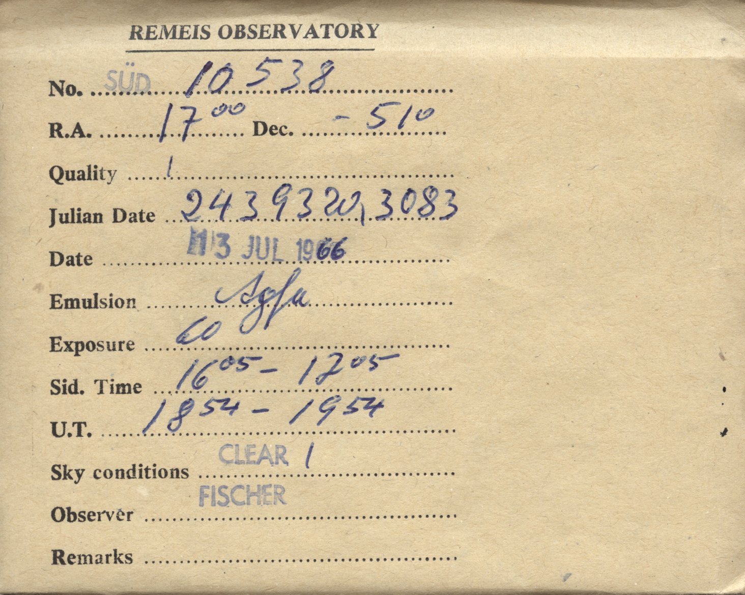 Plate envelope