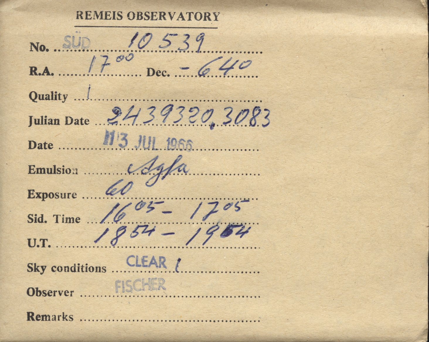 Plate envelope
