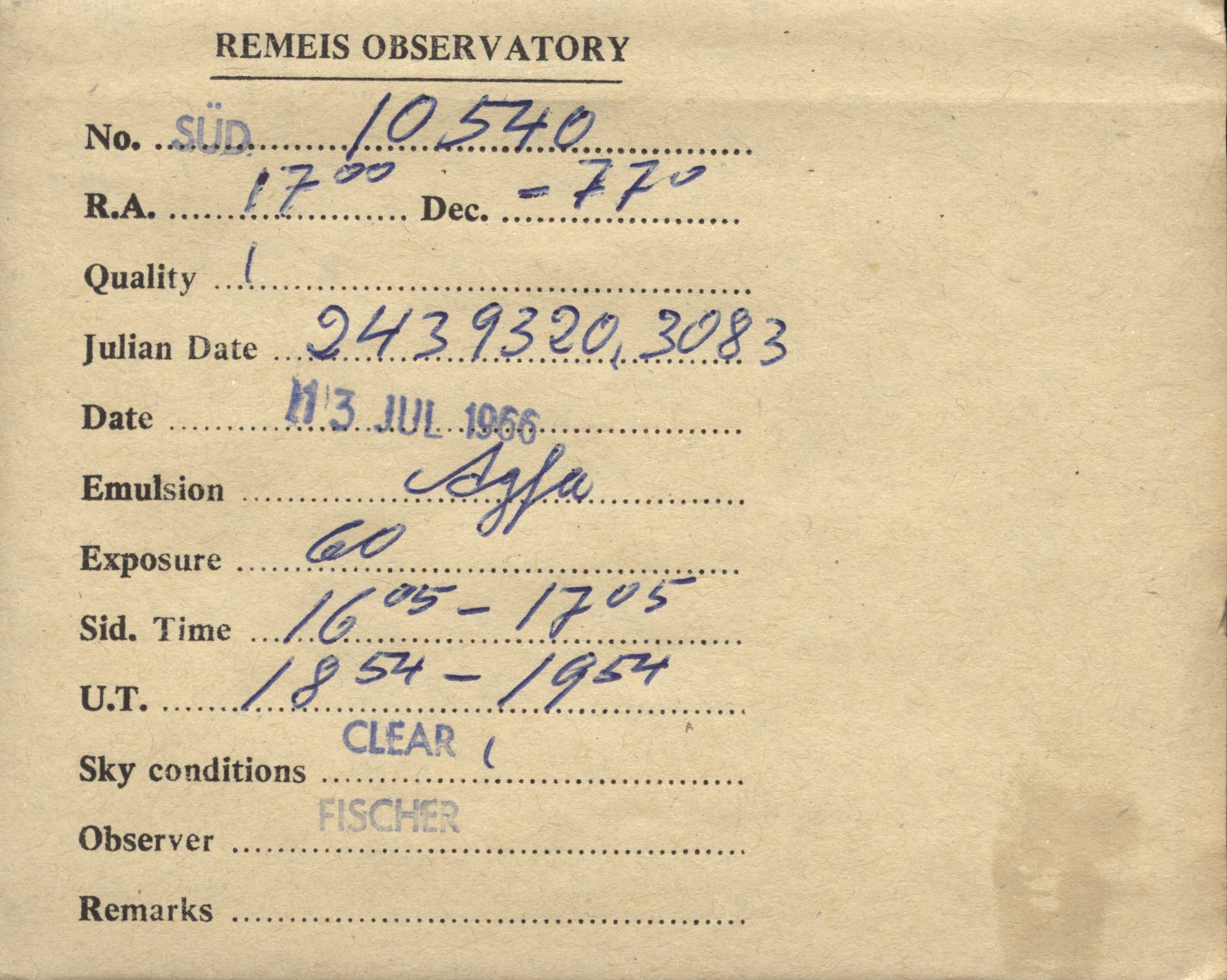 Plate envelope