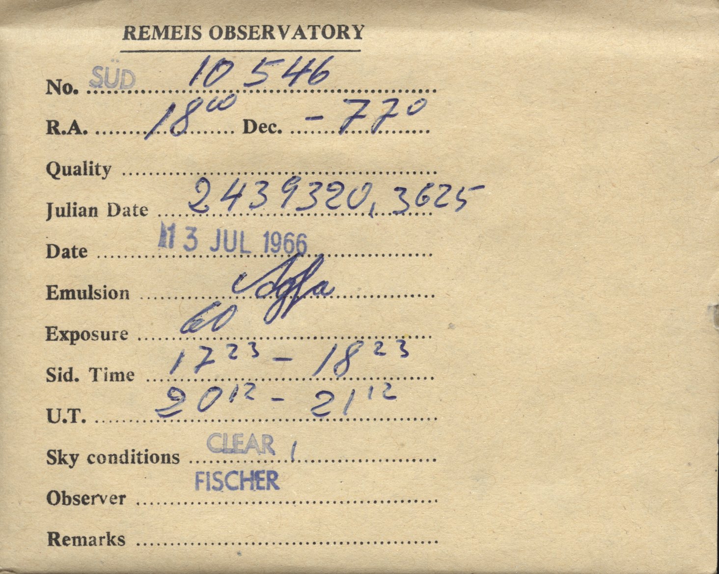 Plate envelope