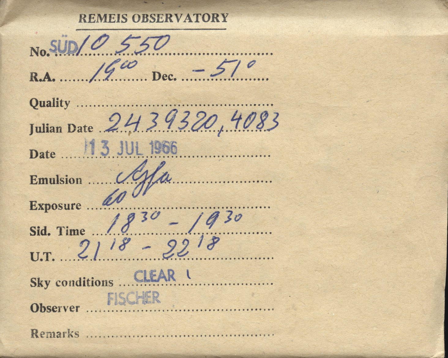 Plate envelope