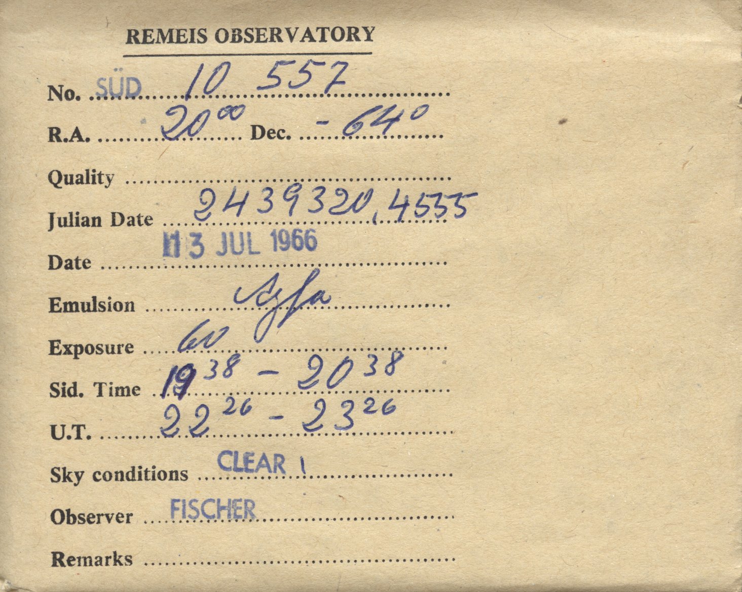 Plate envelope
