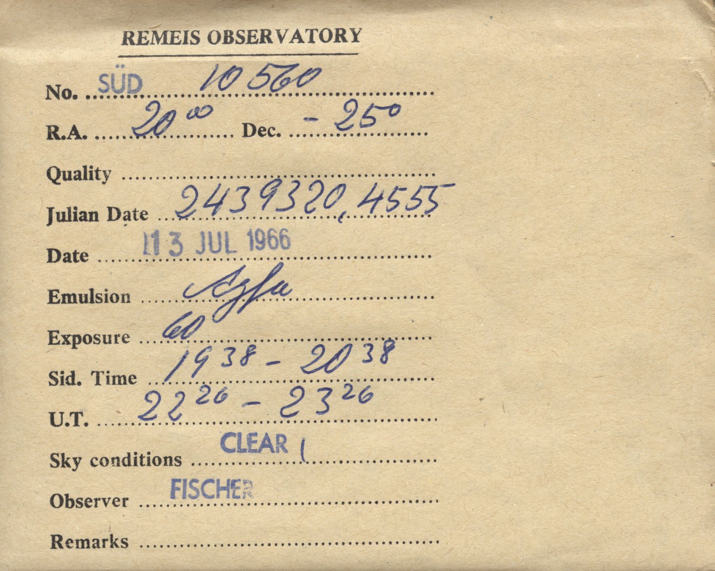 Plate envelope