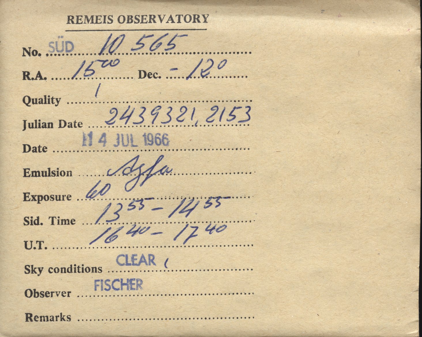 Plate envelope
