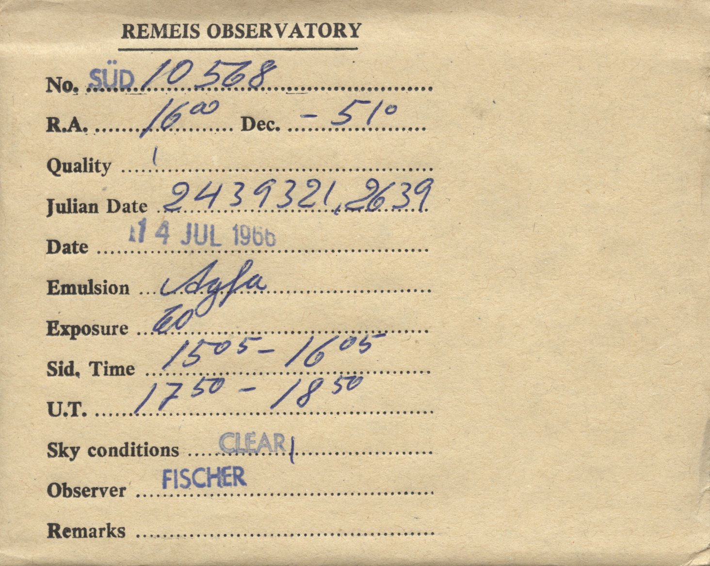 Plate envelope
