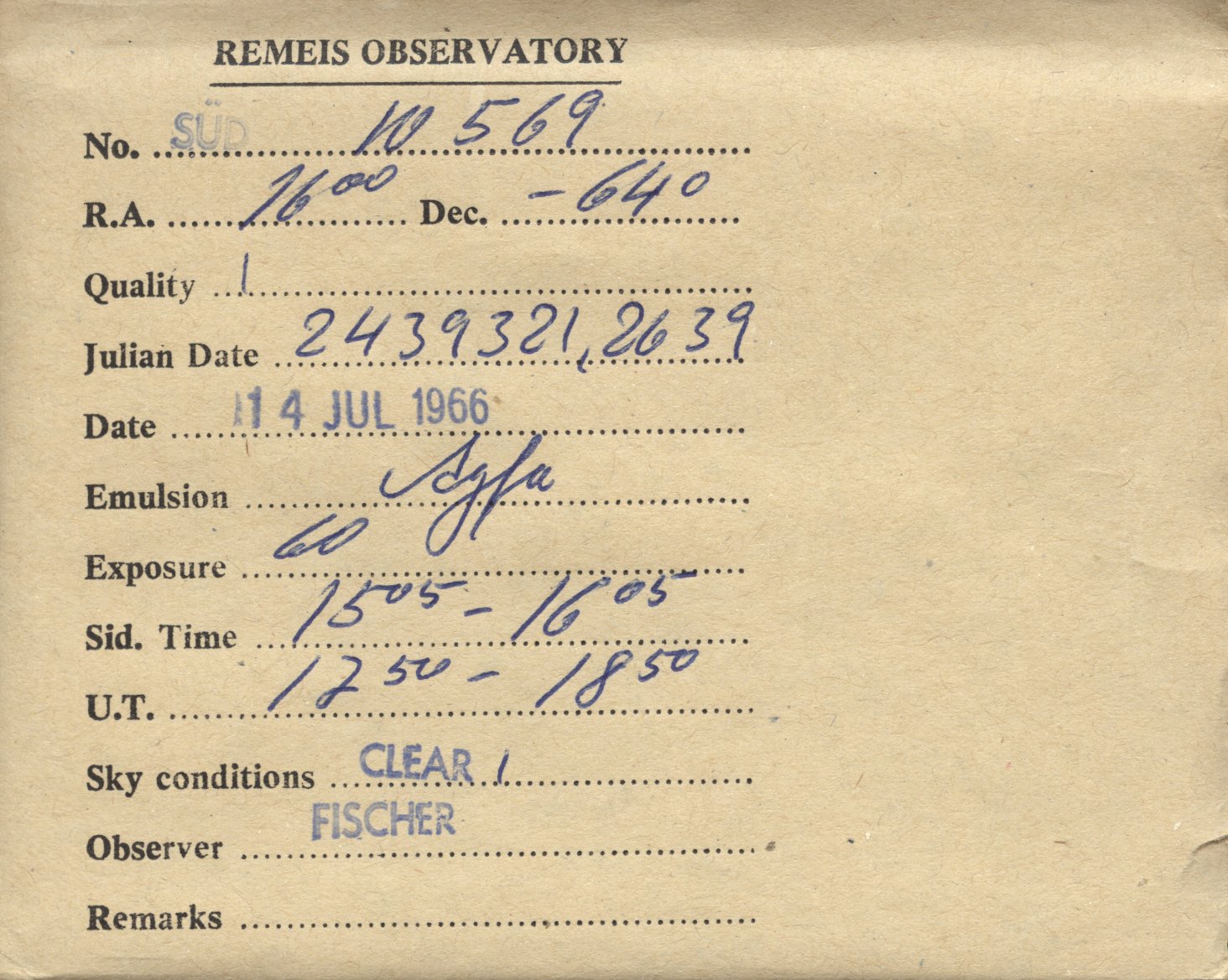 Plate envelope