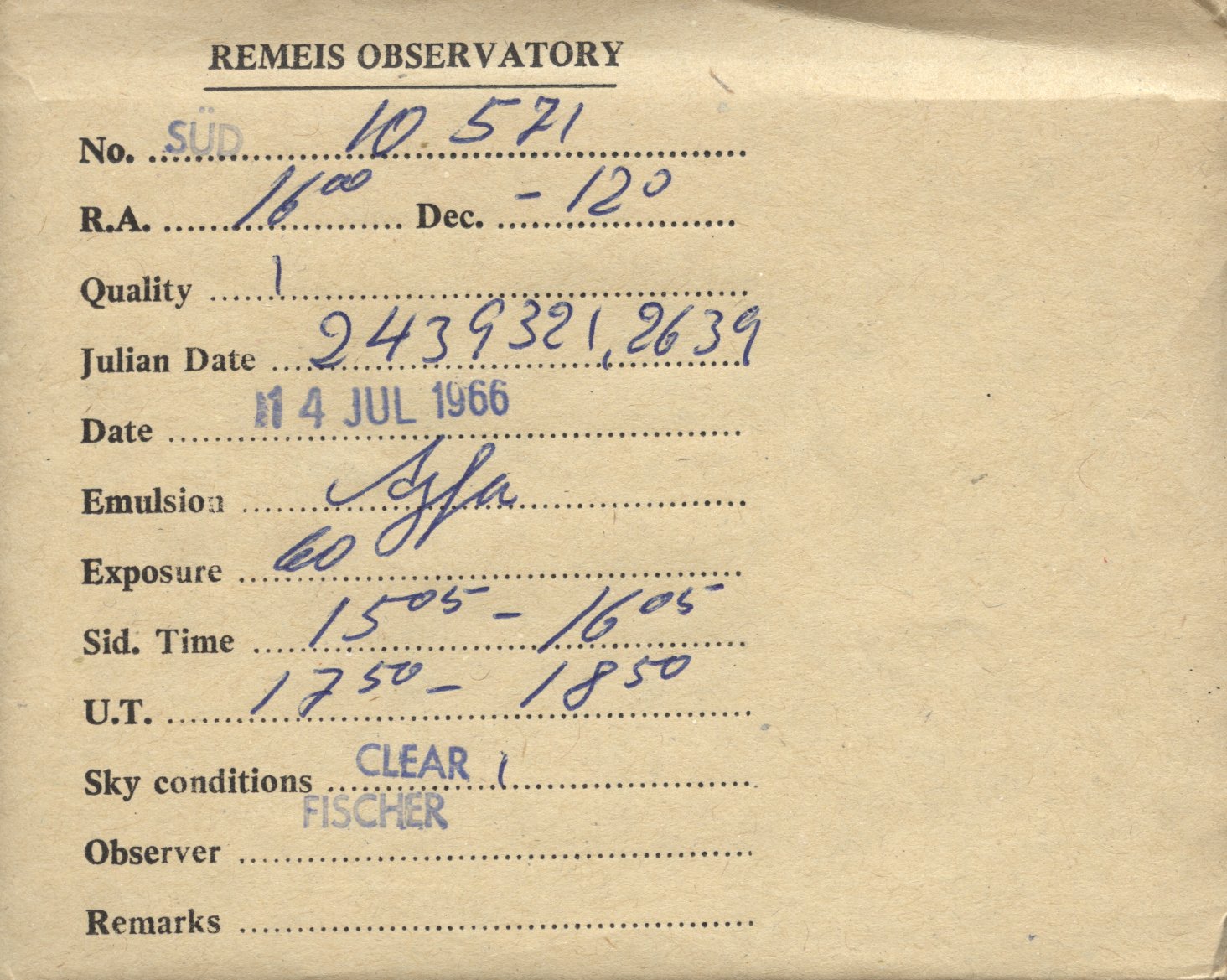 Plate envelope