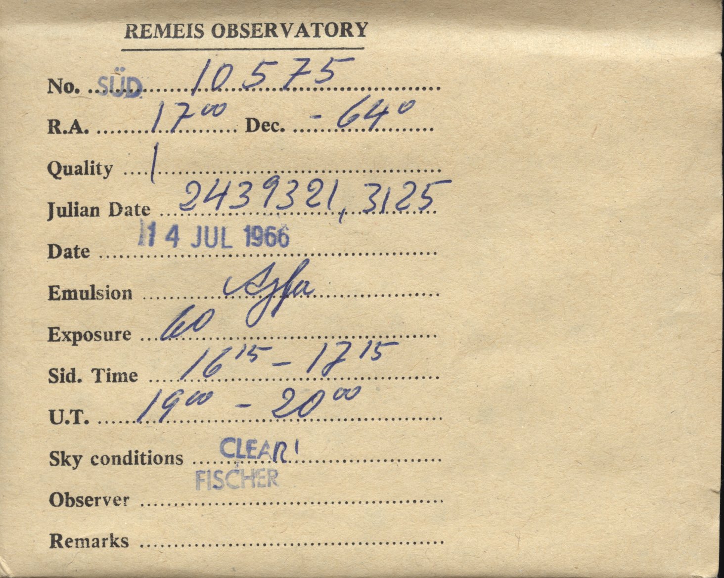 Plate envelope