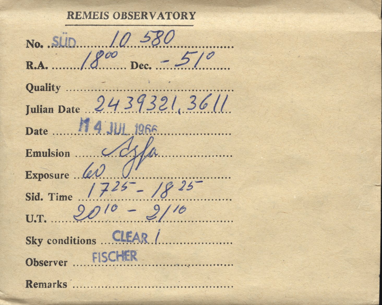 Plate envelope