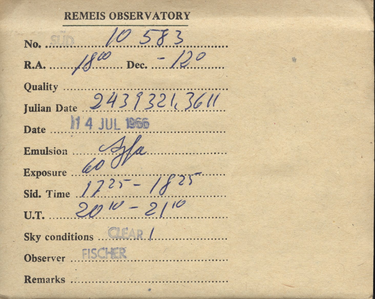 Plate envelope