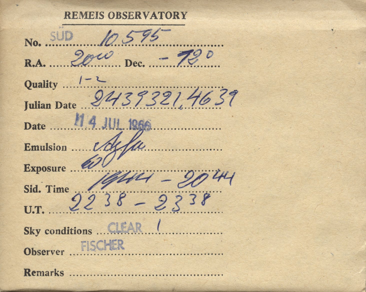 Plate envelope