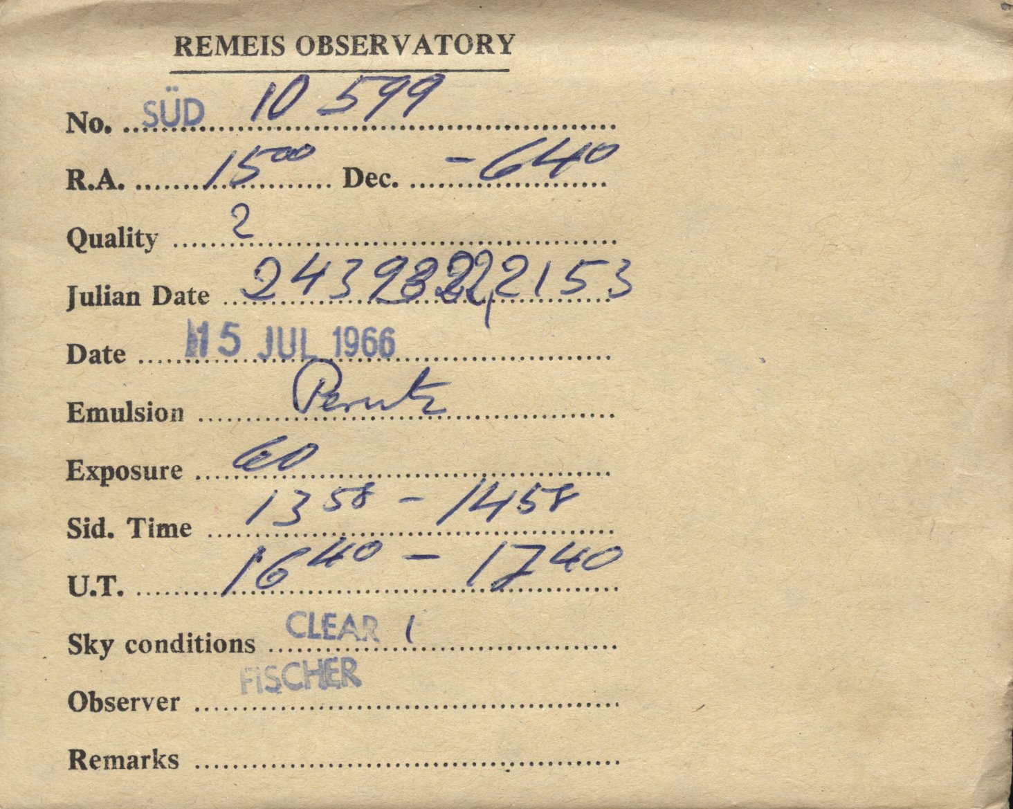 Plate envelope
