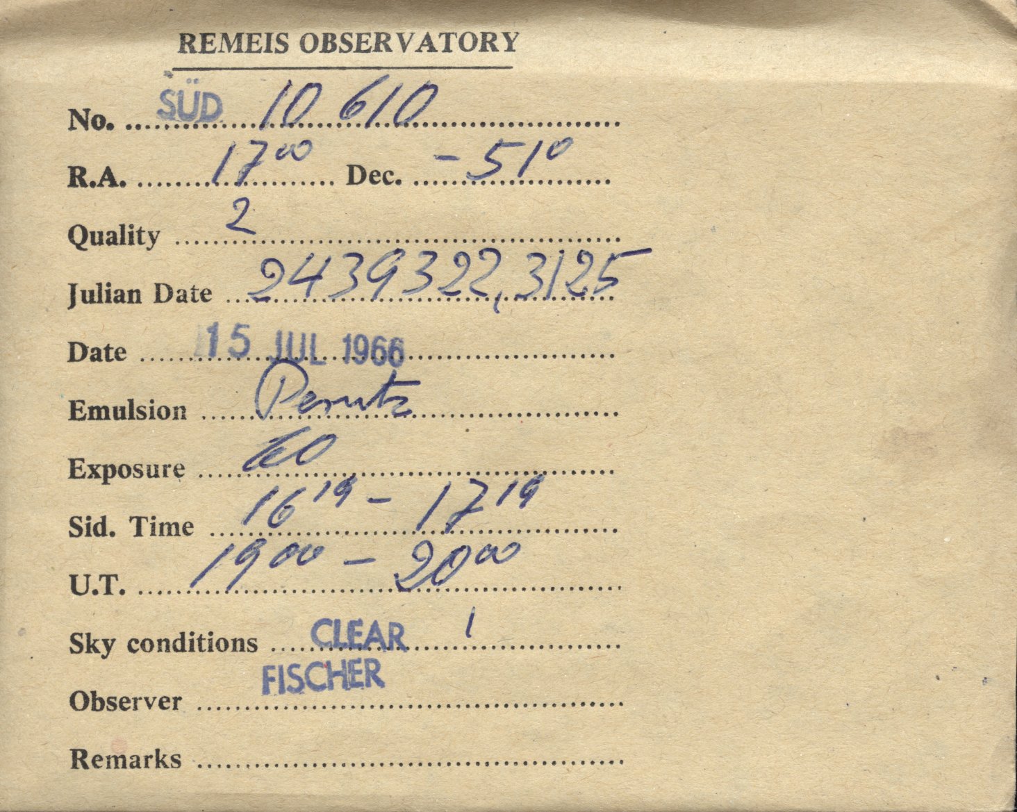 Plate envelope