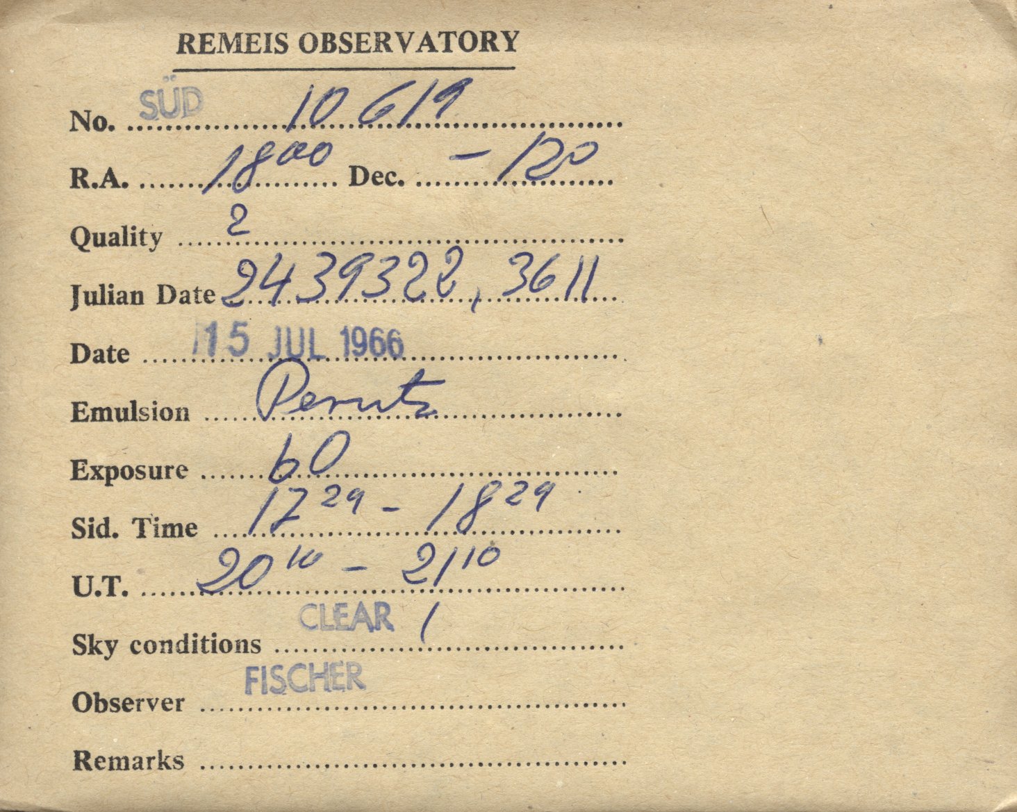 Plate envelope