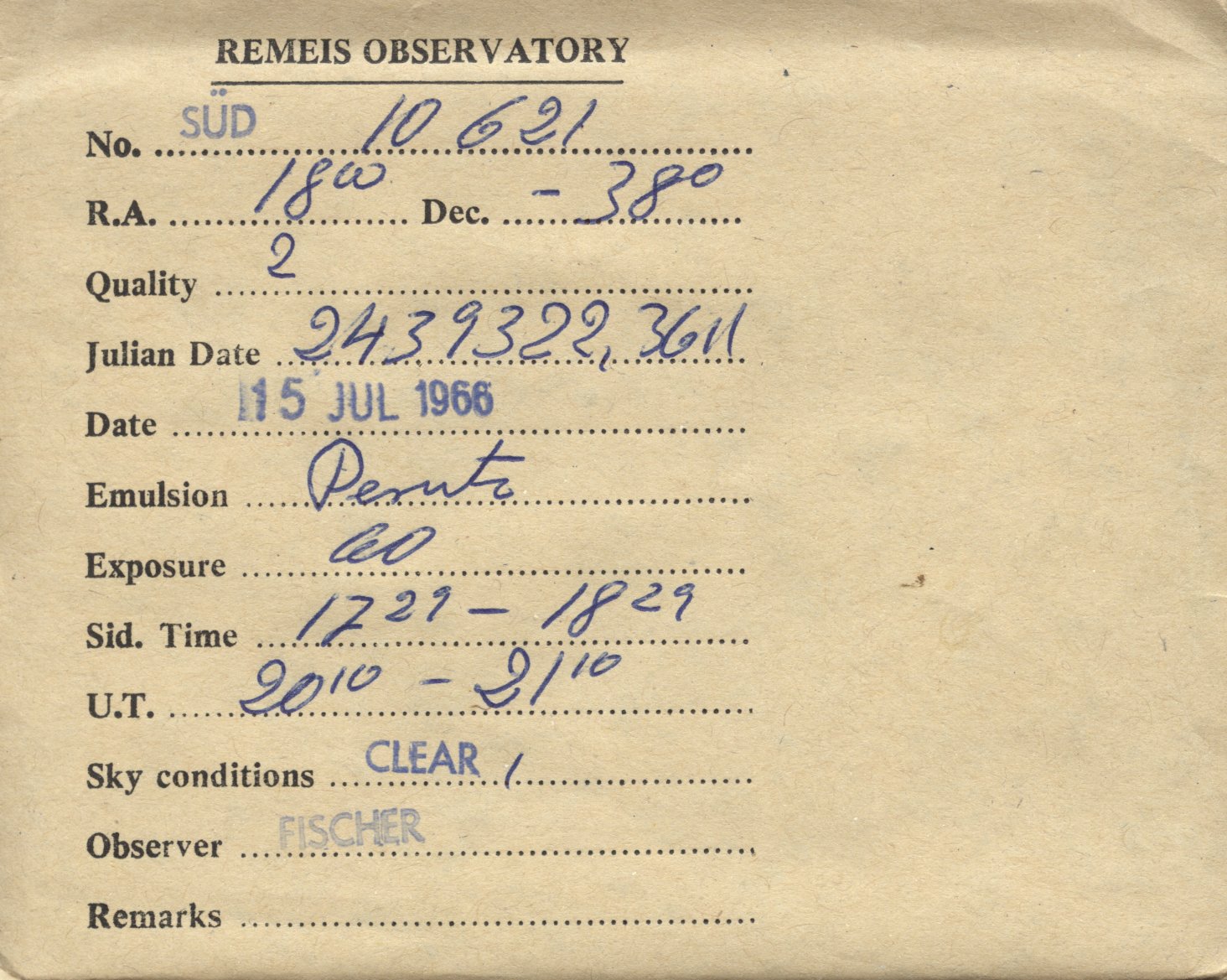 Plate envelope