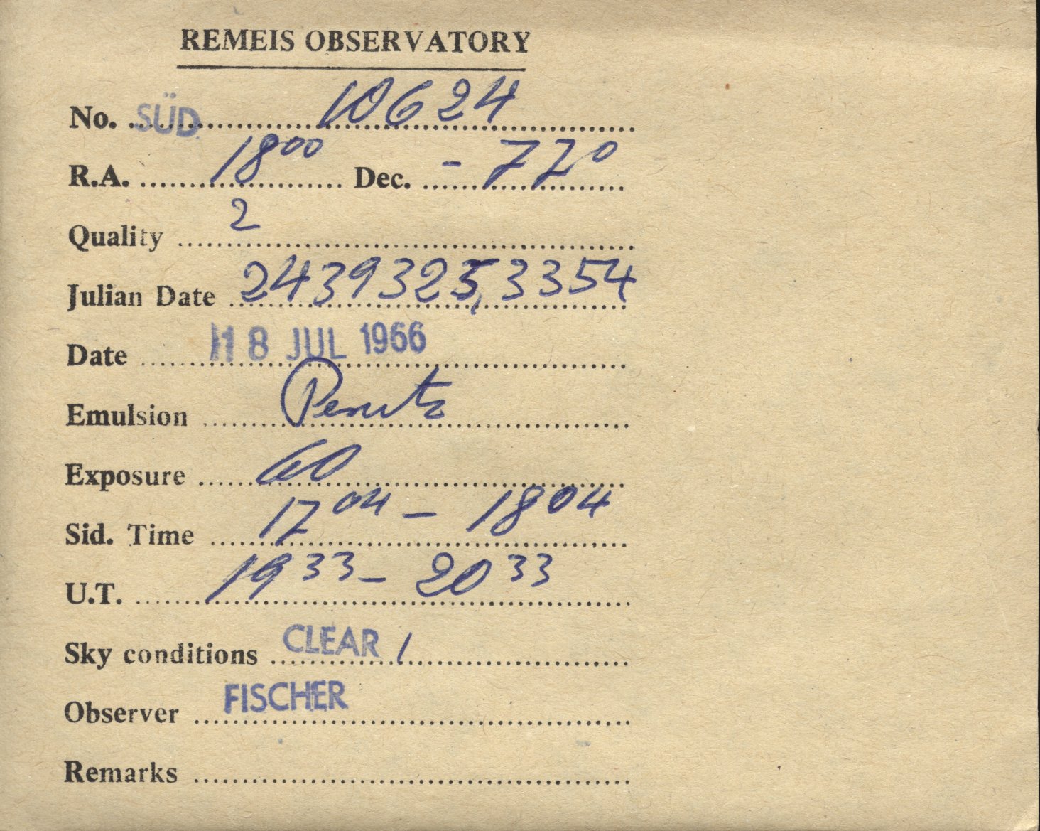 Plate envelope