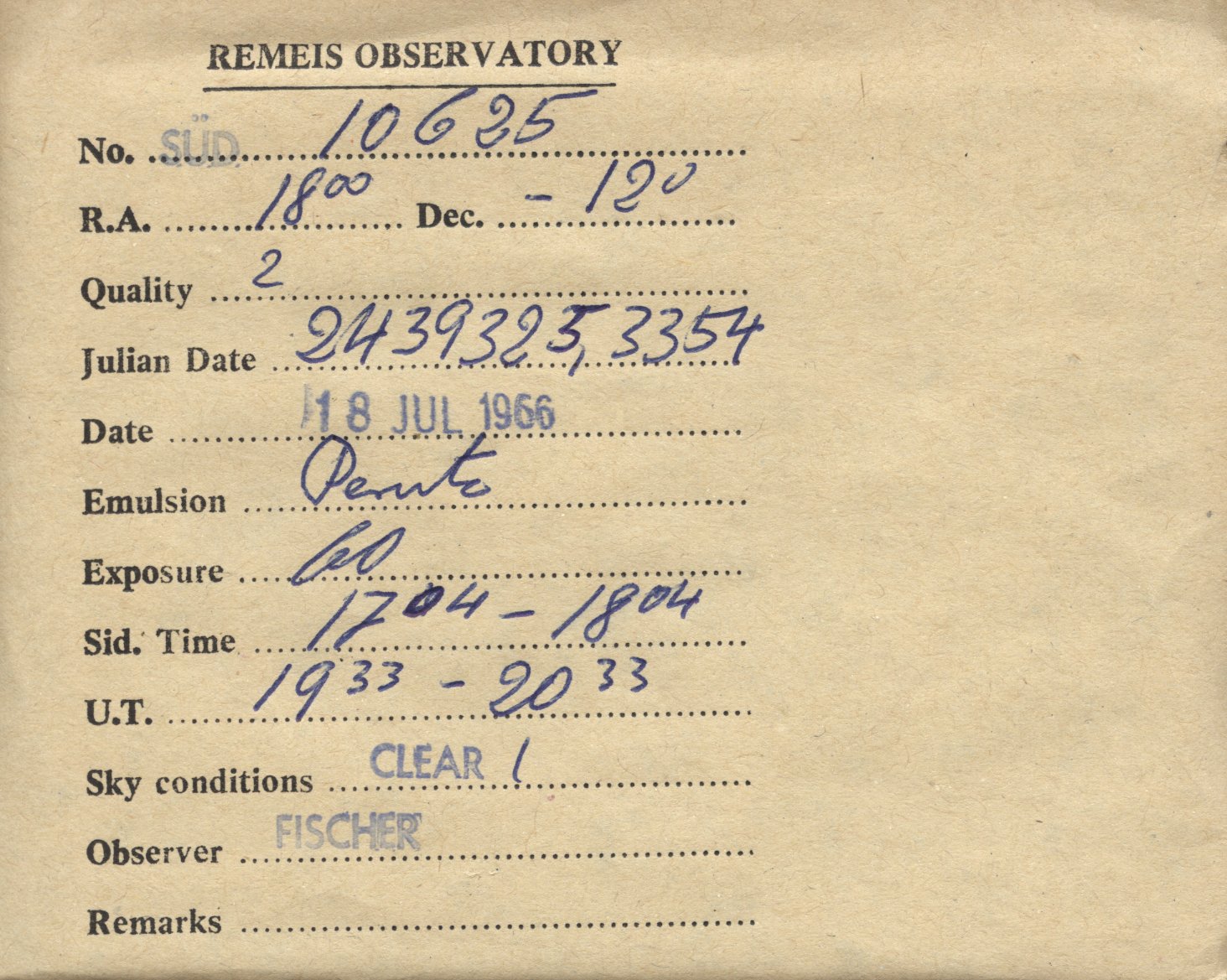 Plate envelope