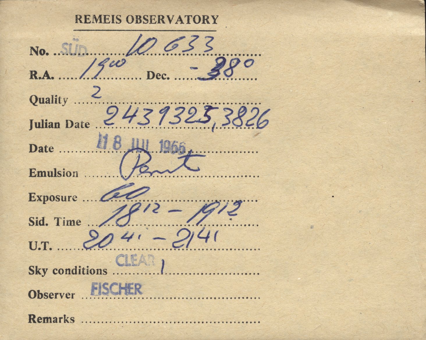 Plate envelope
