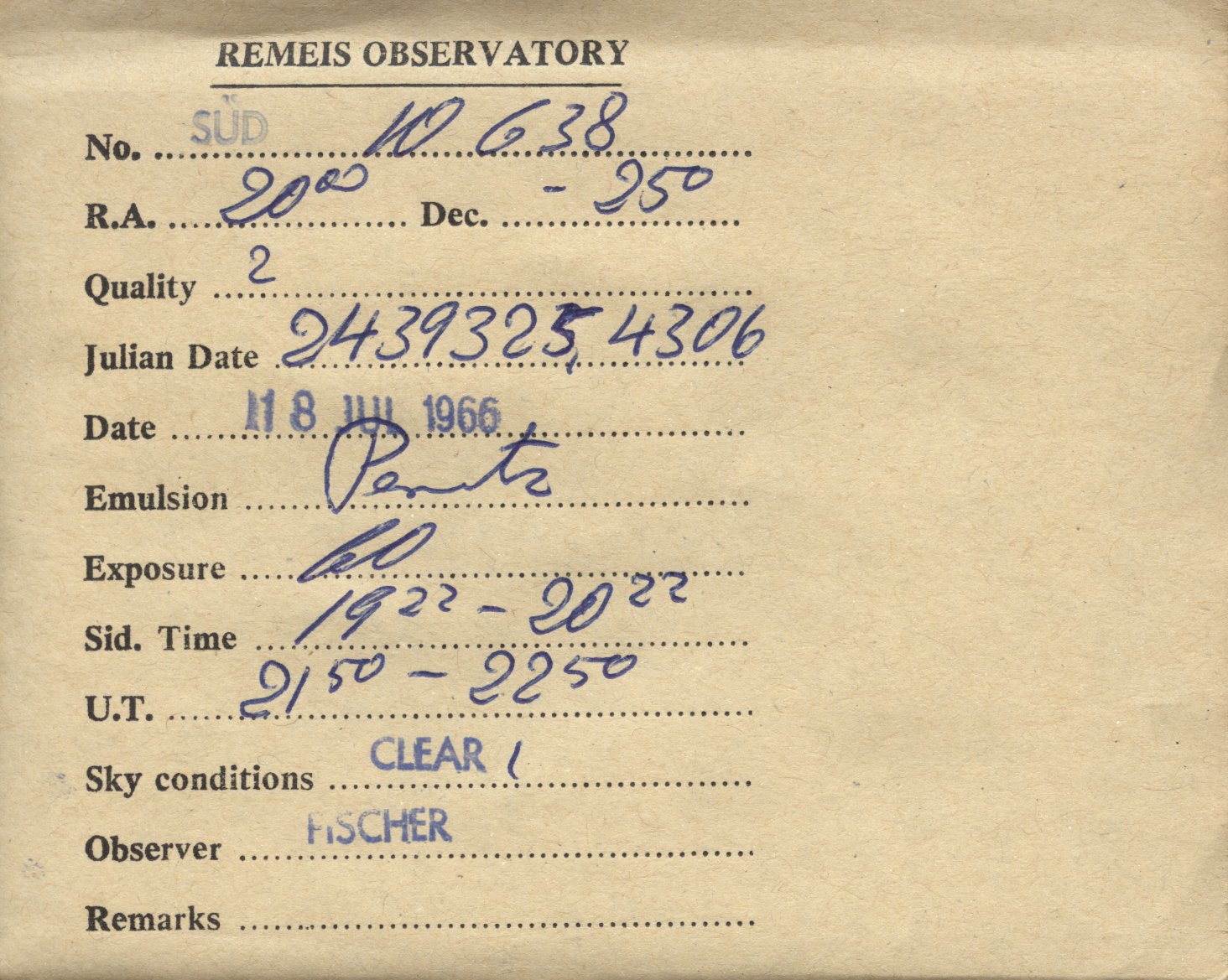 Plate envelope