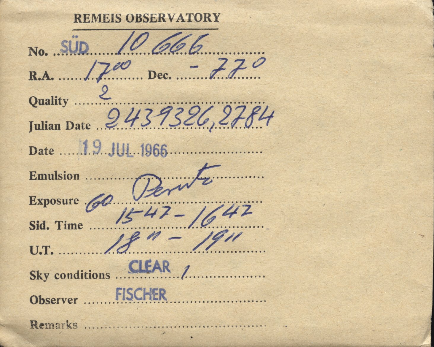 Plate envelope