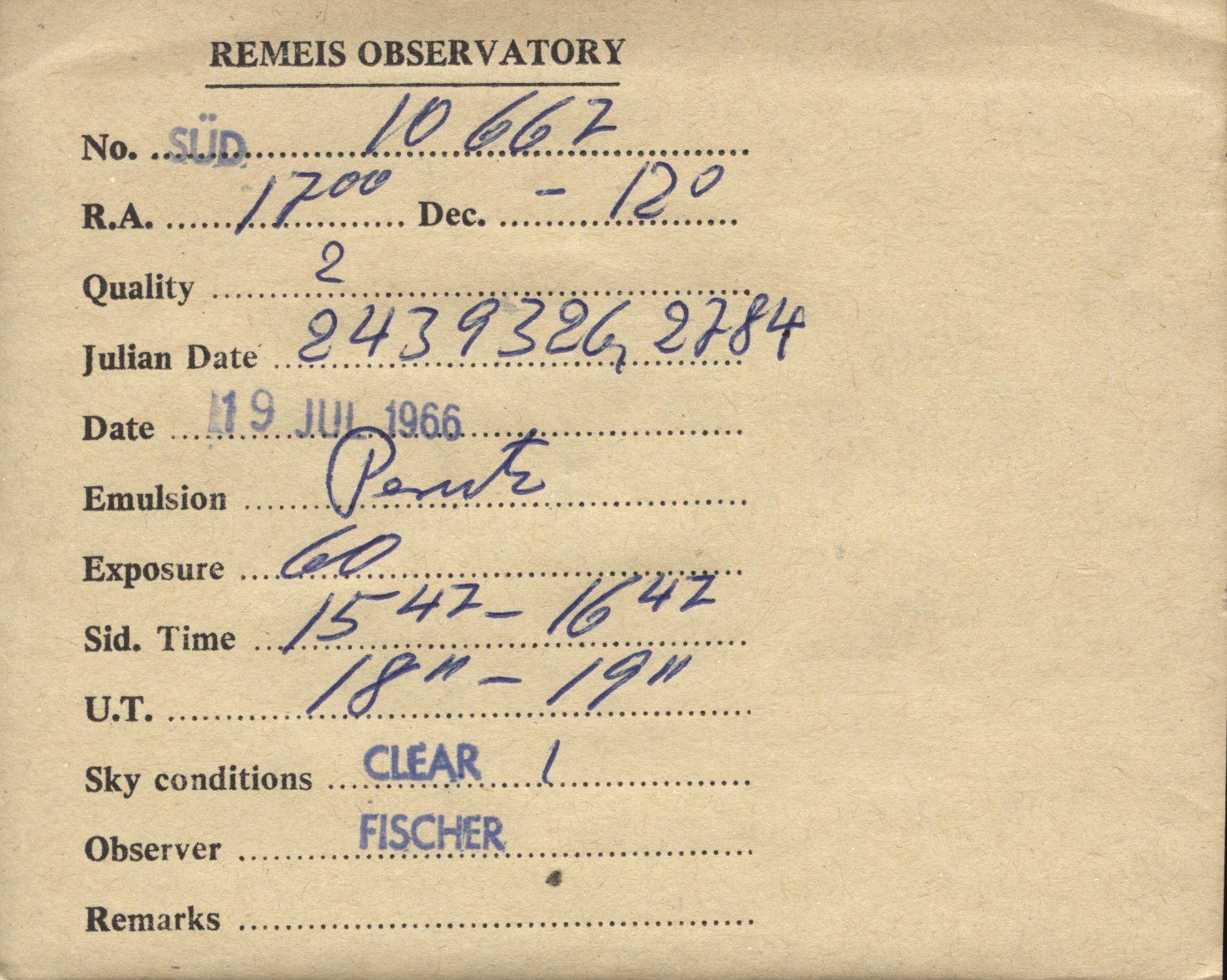 Plate envelope