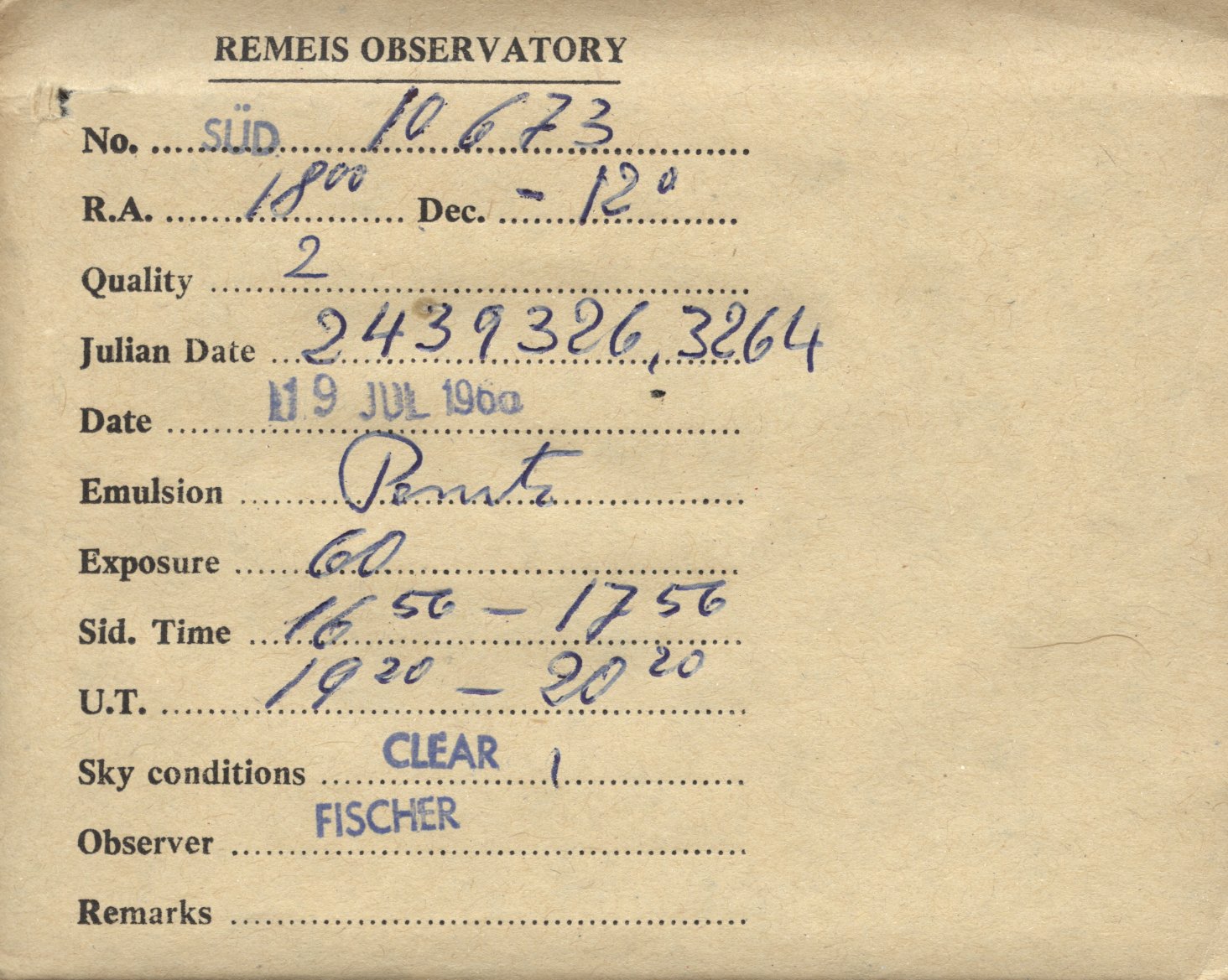 Plate envelope