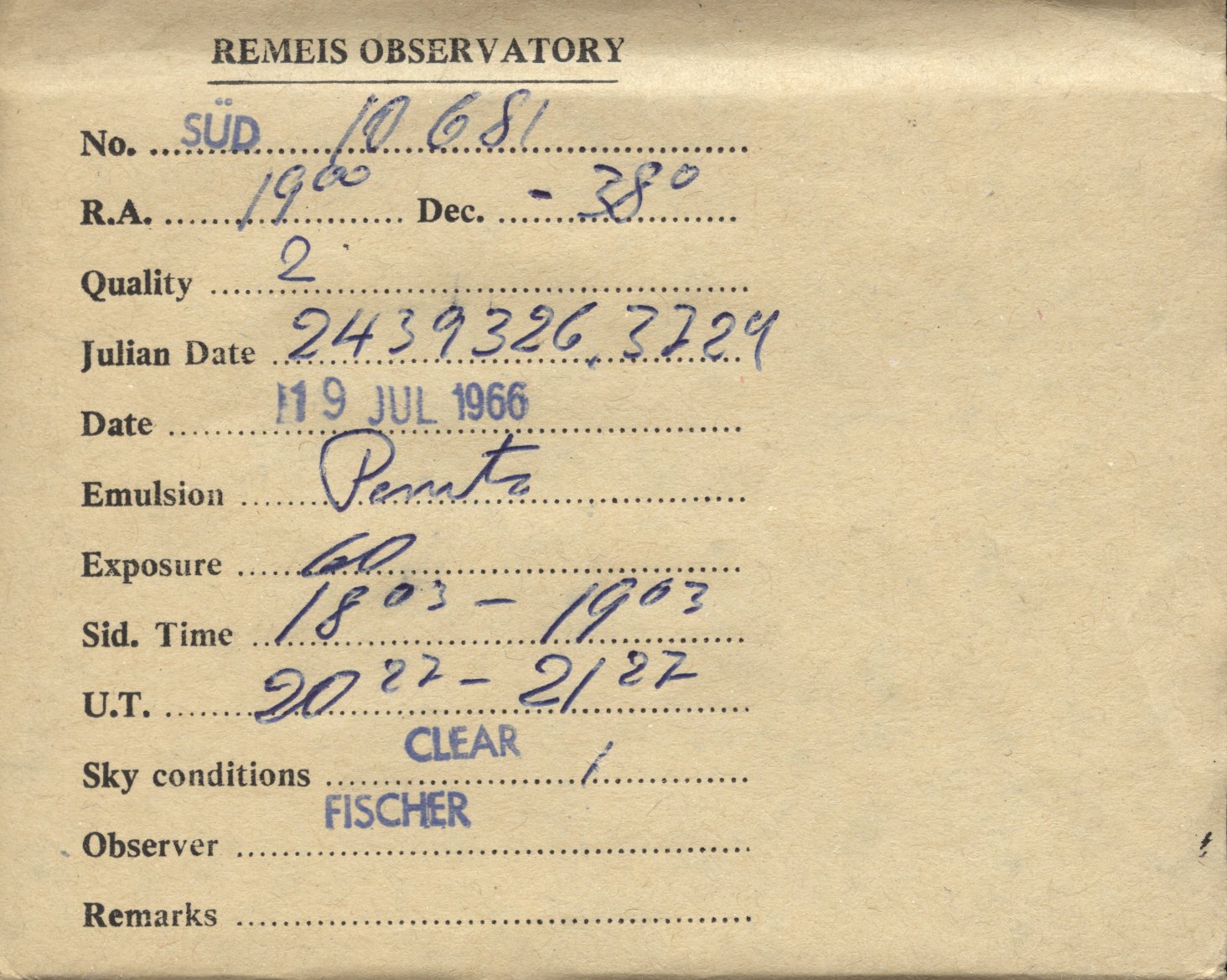Plate envelope