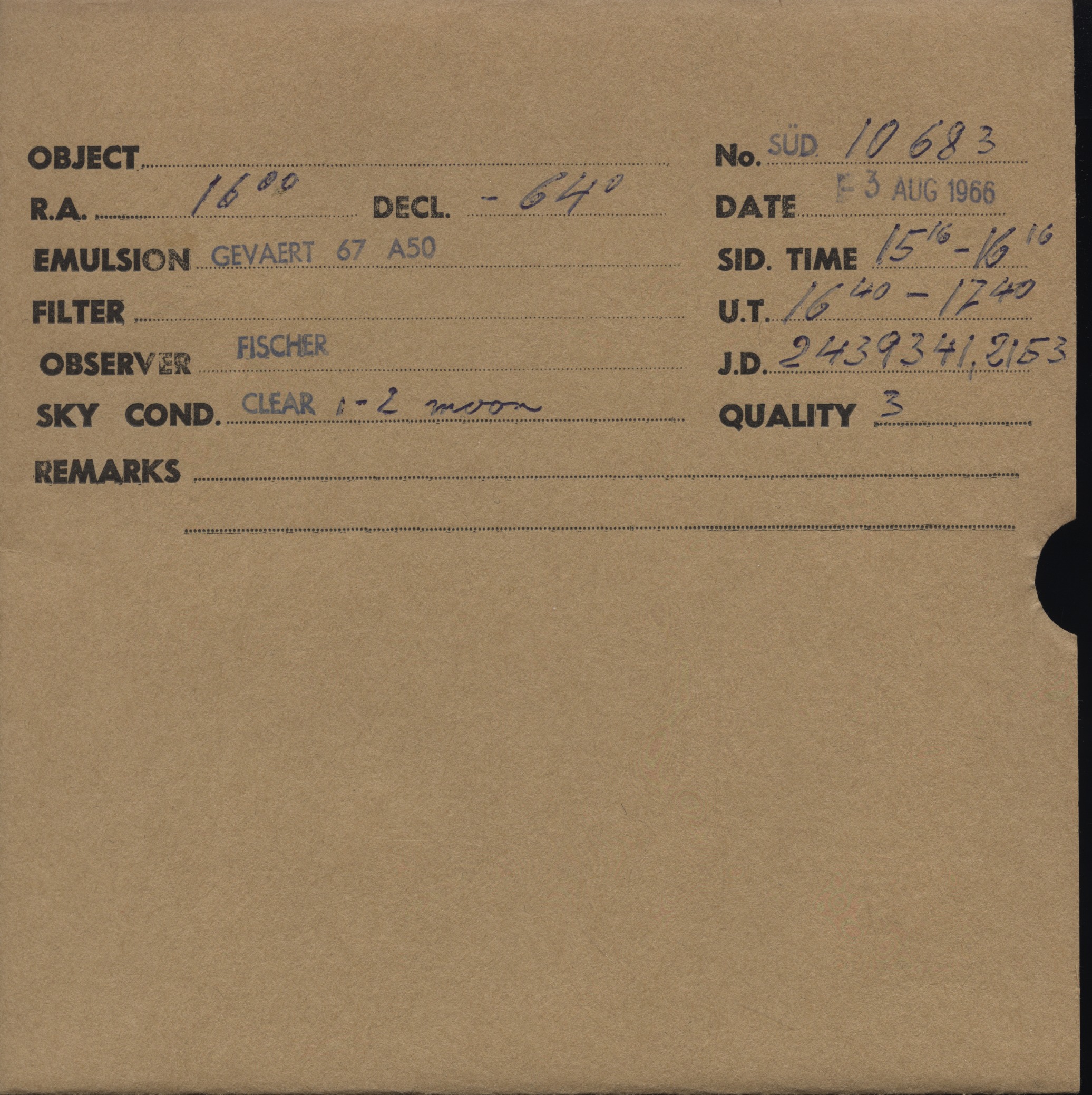 Plate envelope