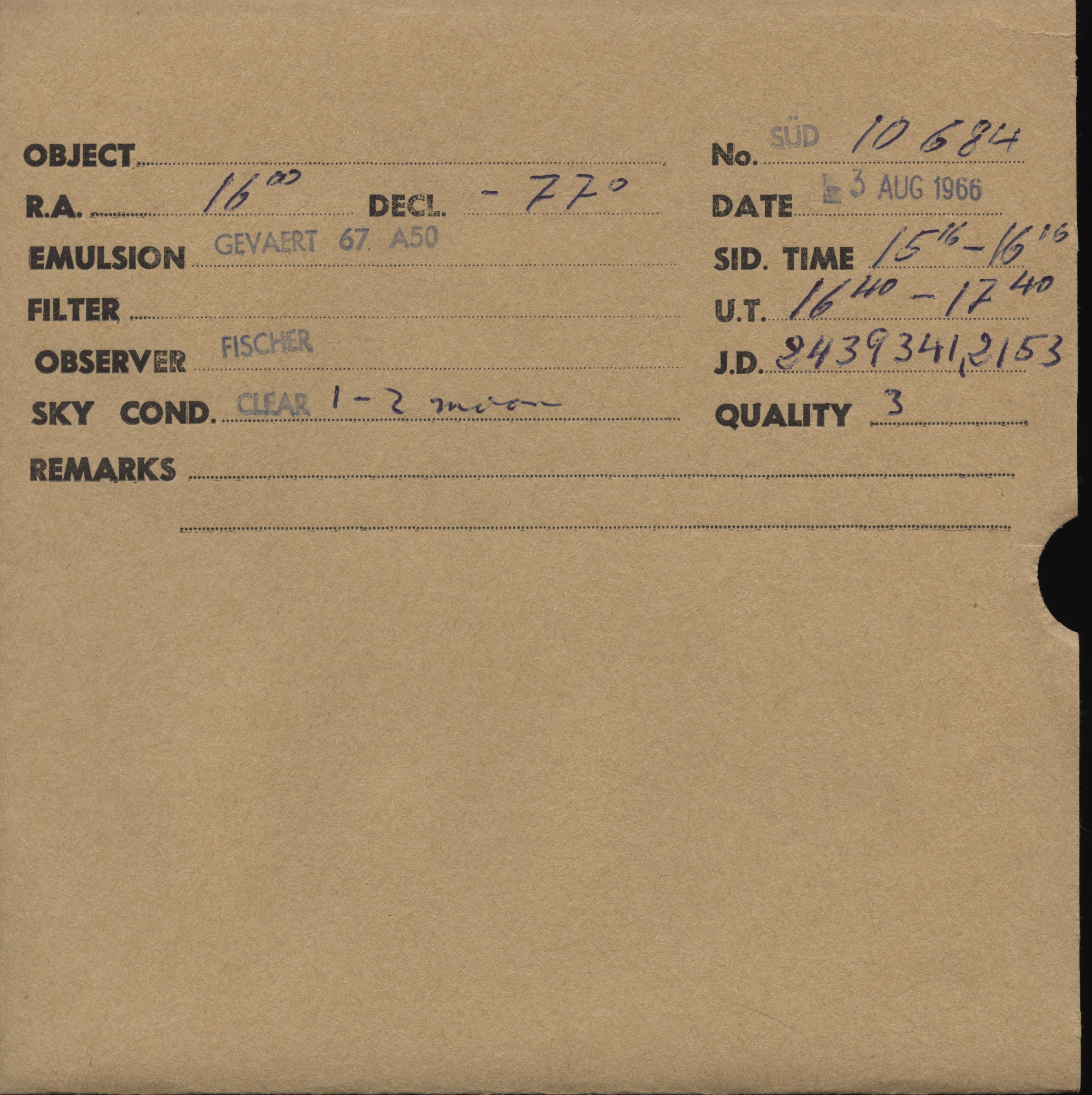 Plate envelope