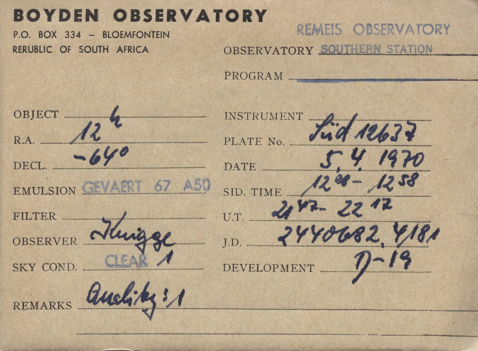 Plate envelope