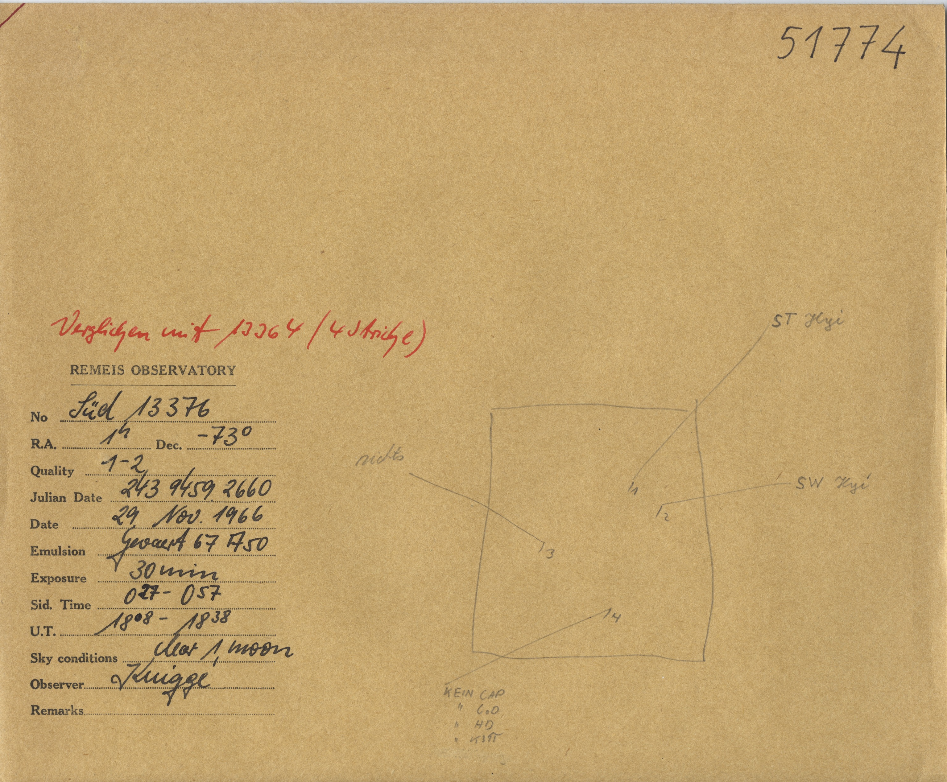 Plate envelope