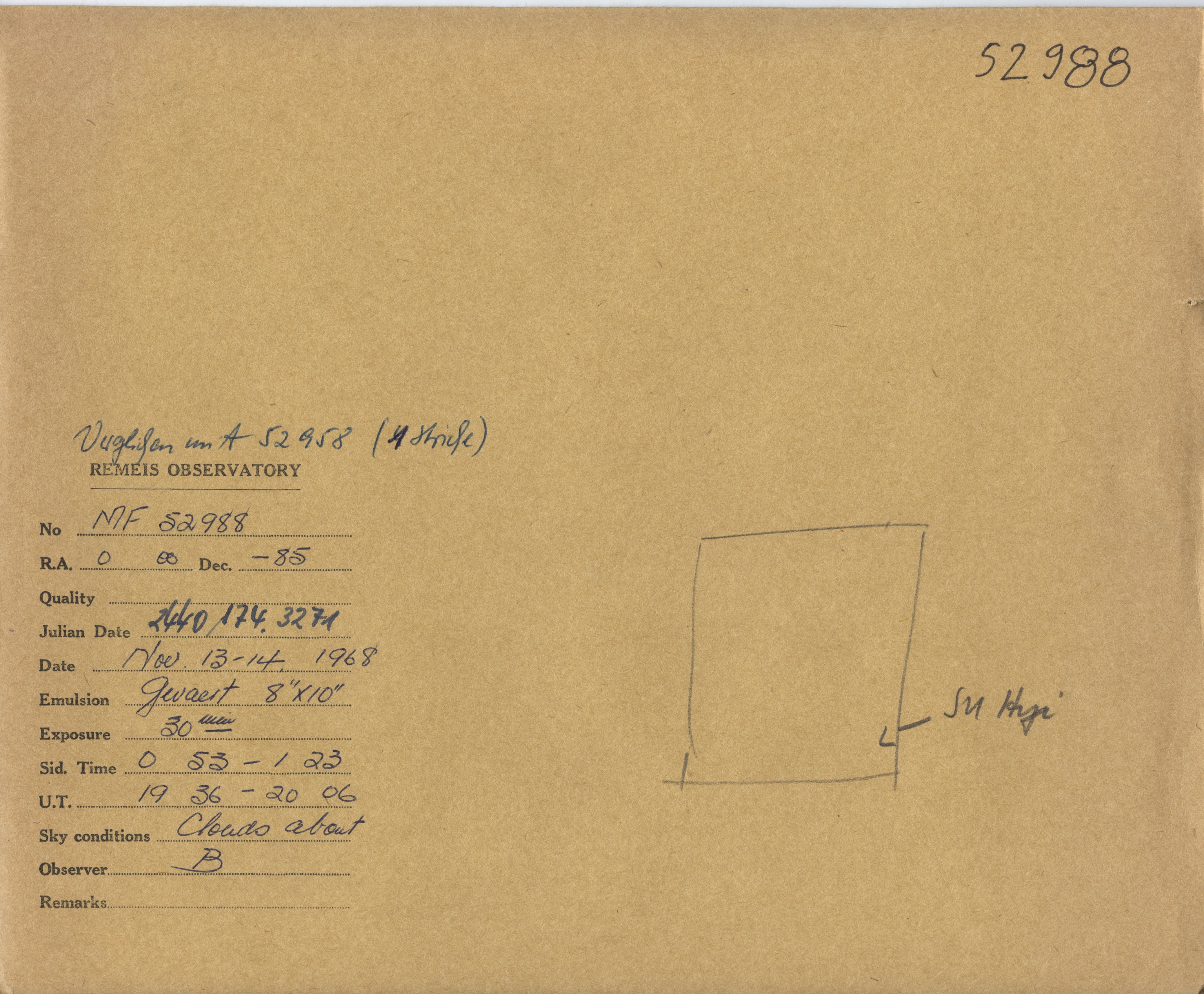 Plate envelope