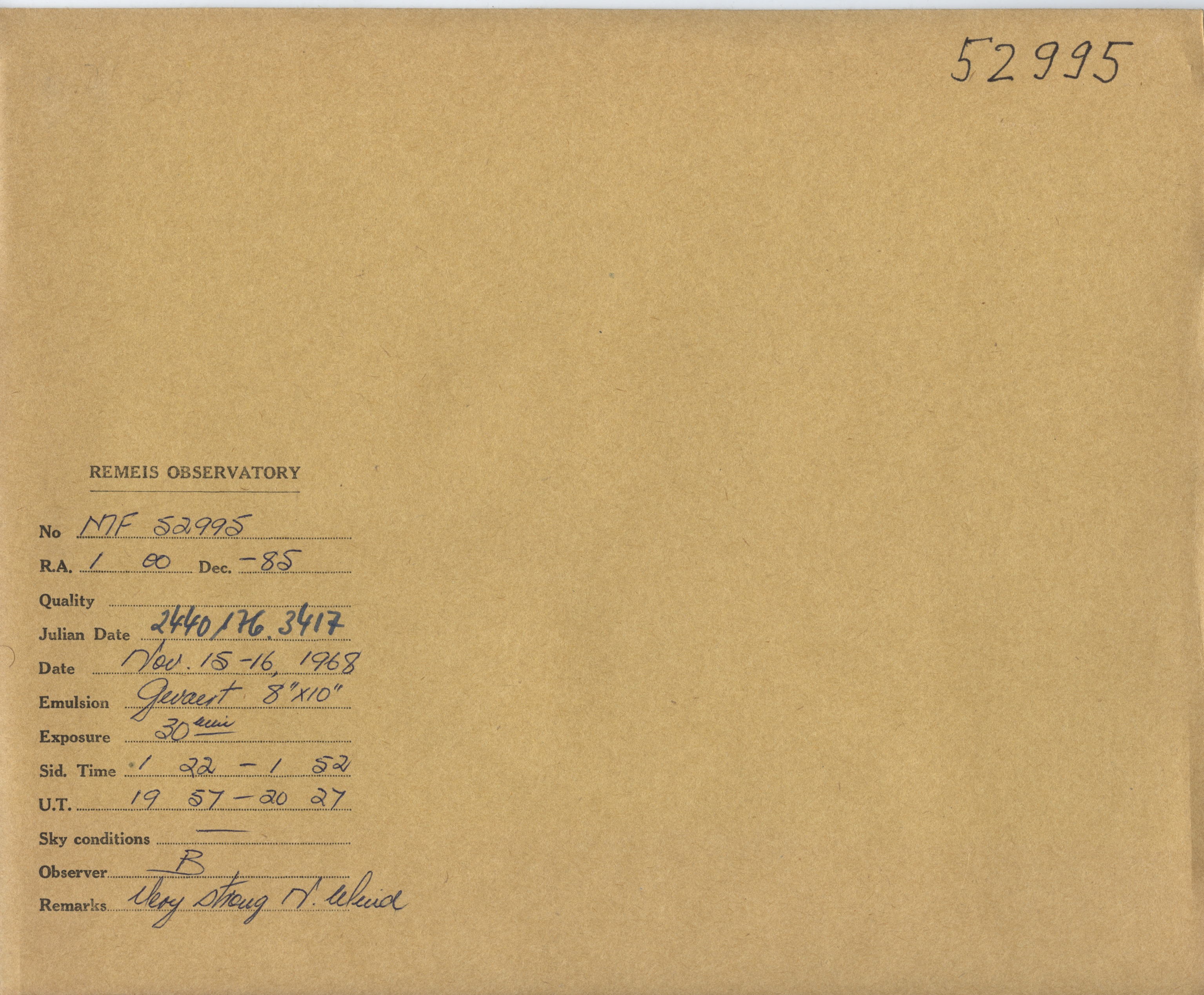 Plate envelope