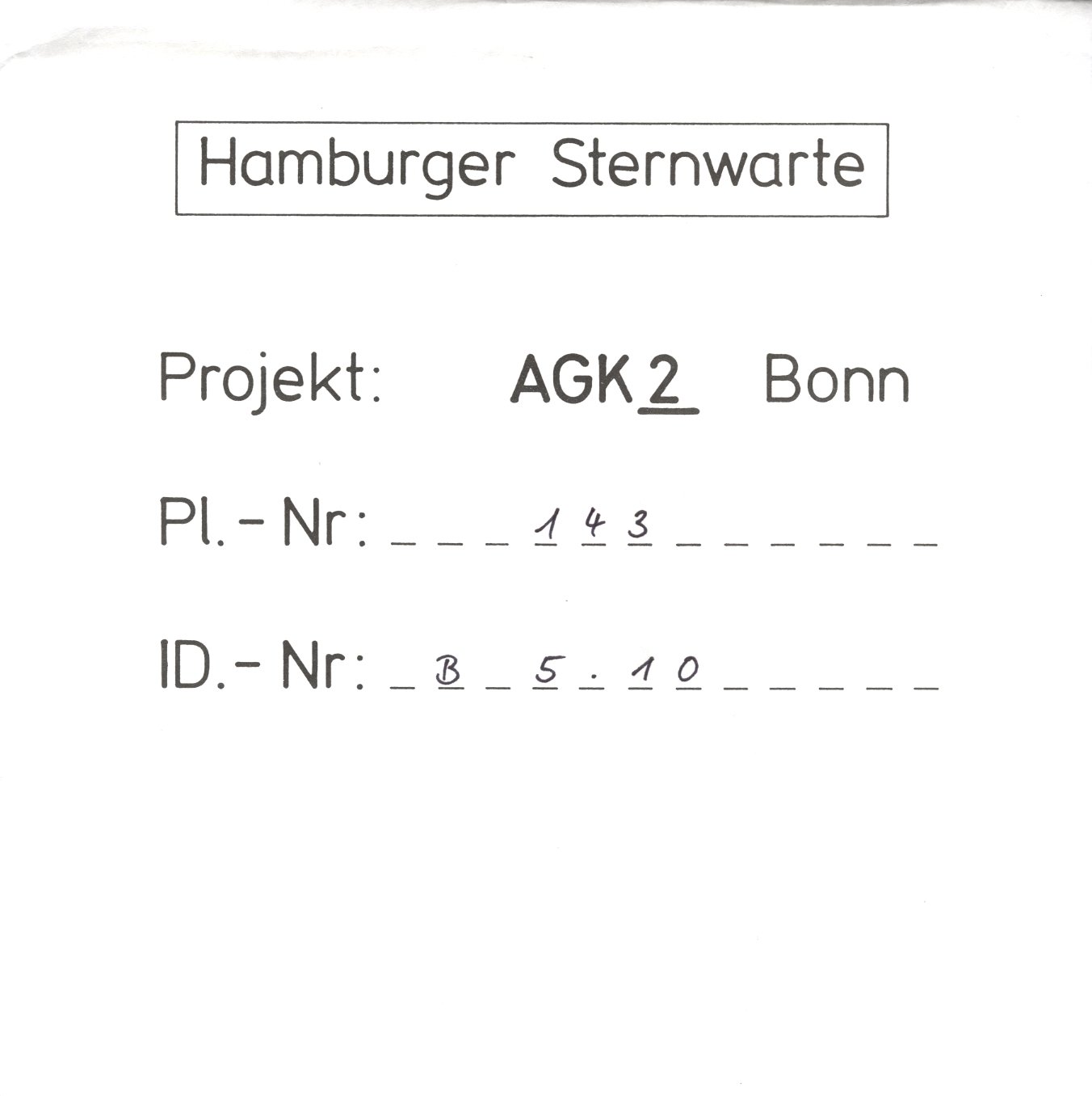 Plate envelope