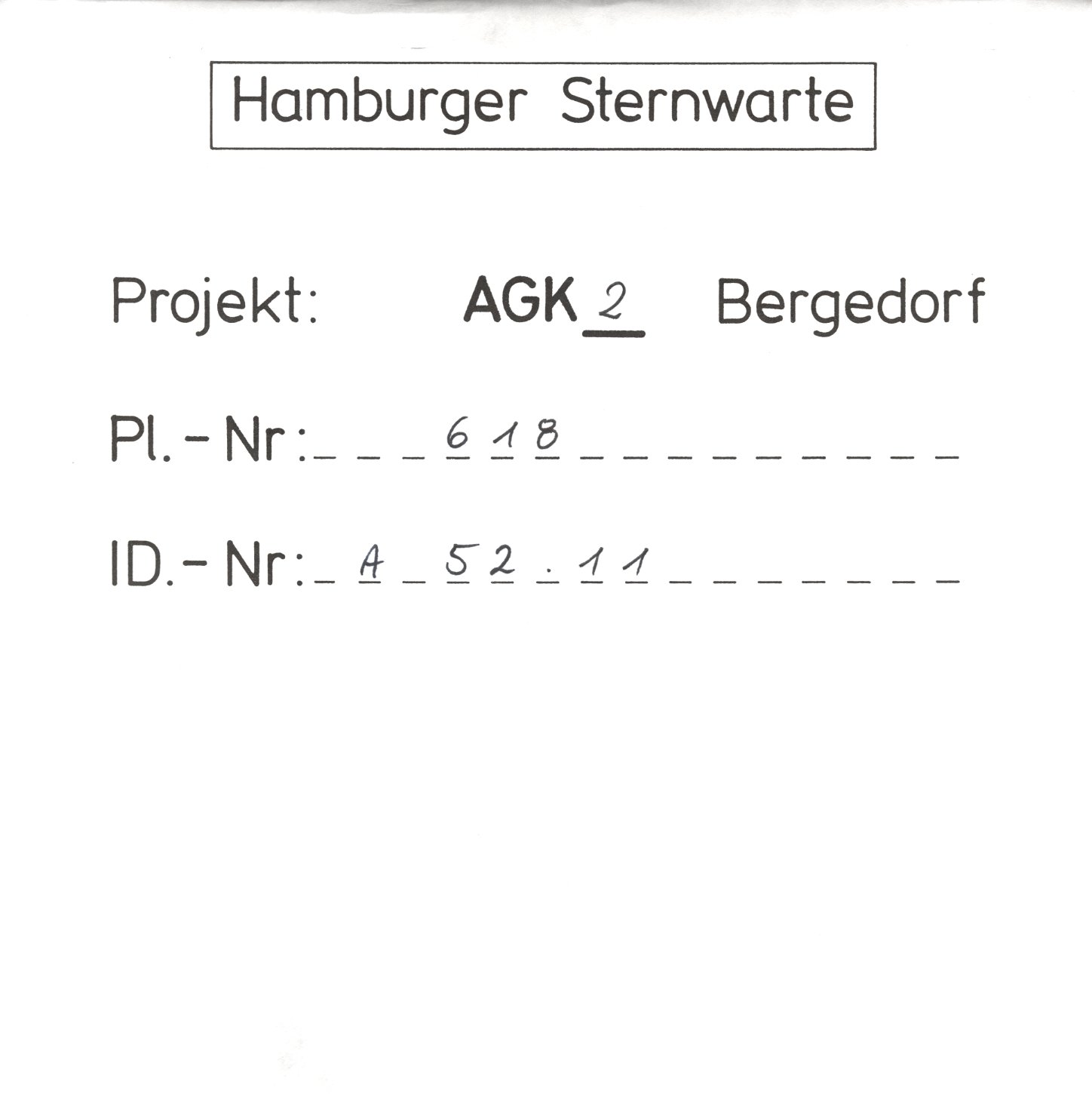 Plate envelope