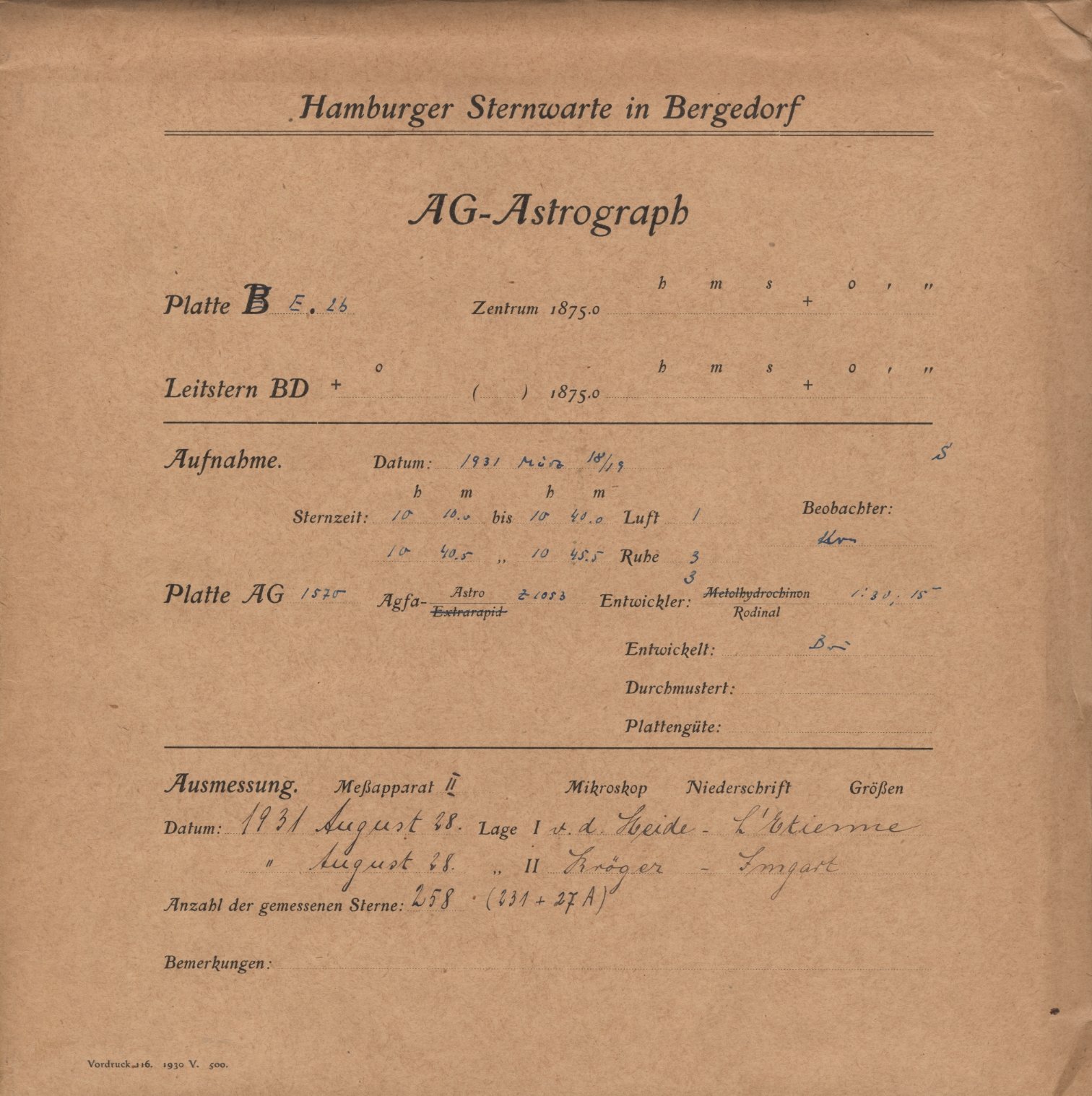Logpage