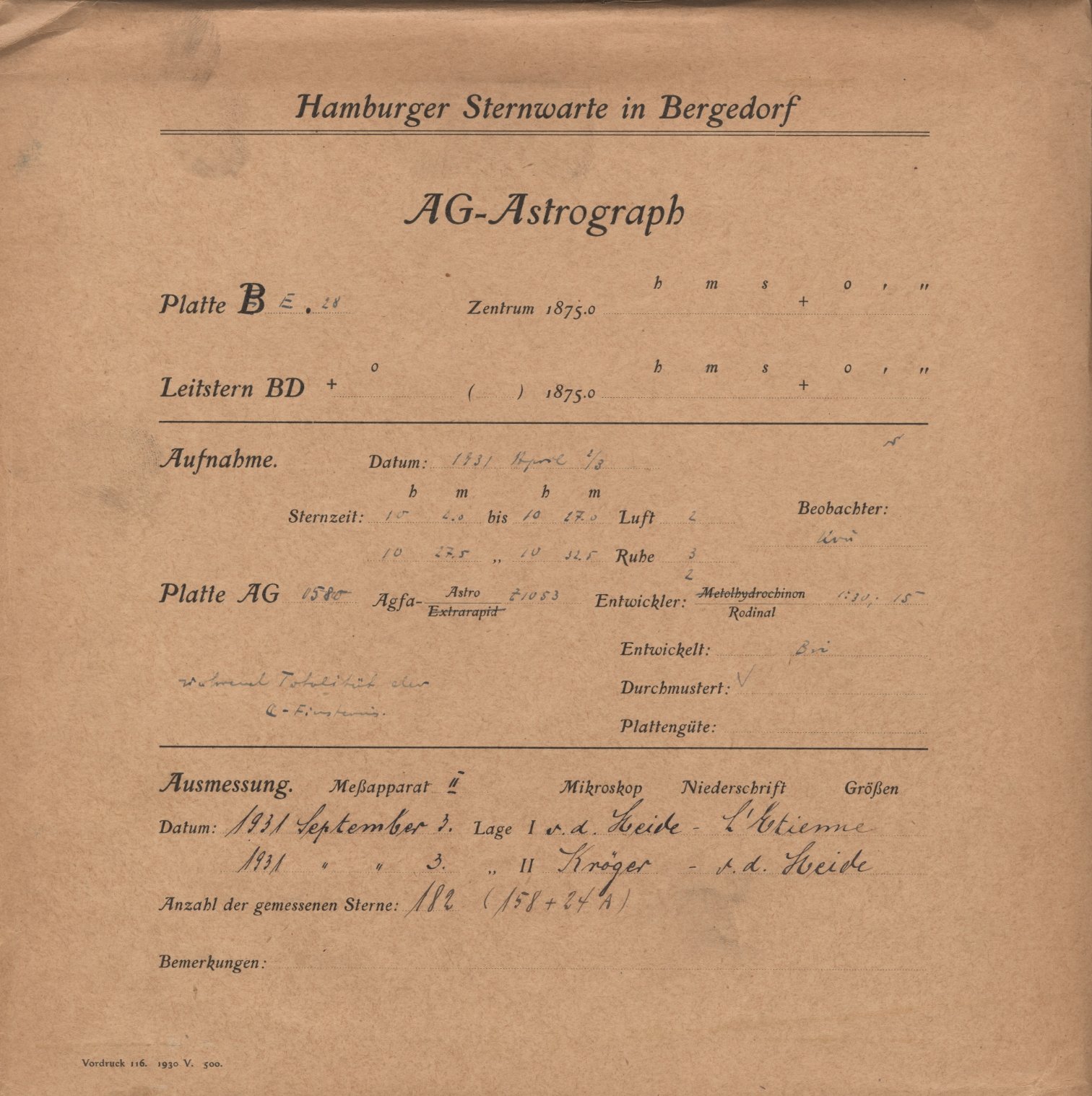 Logpage